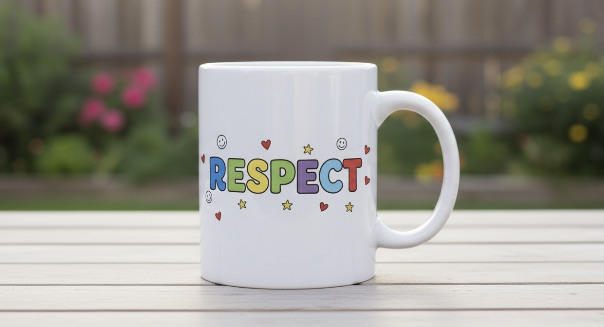 Cană inscripționată - RESPECT