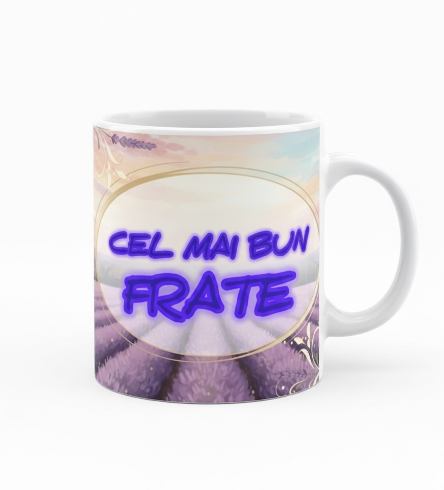 Cană inscripționată - CEL MAI BUN FRATE