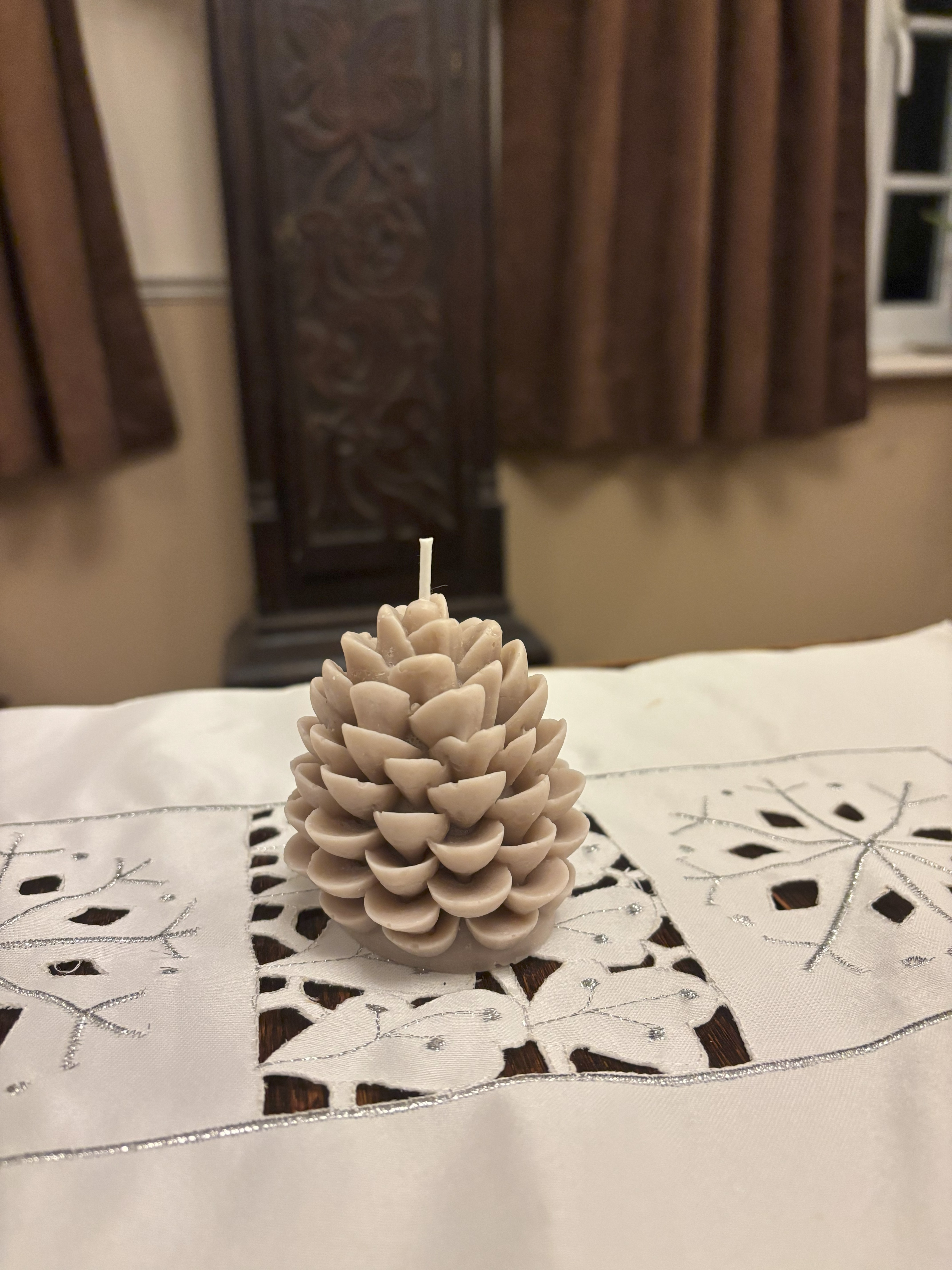 Pine Cone Shaped Candle