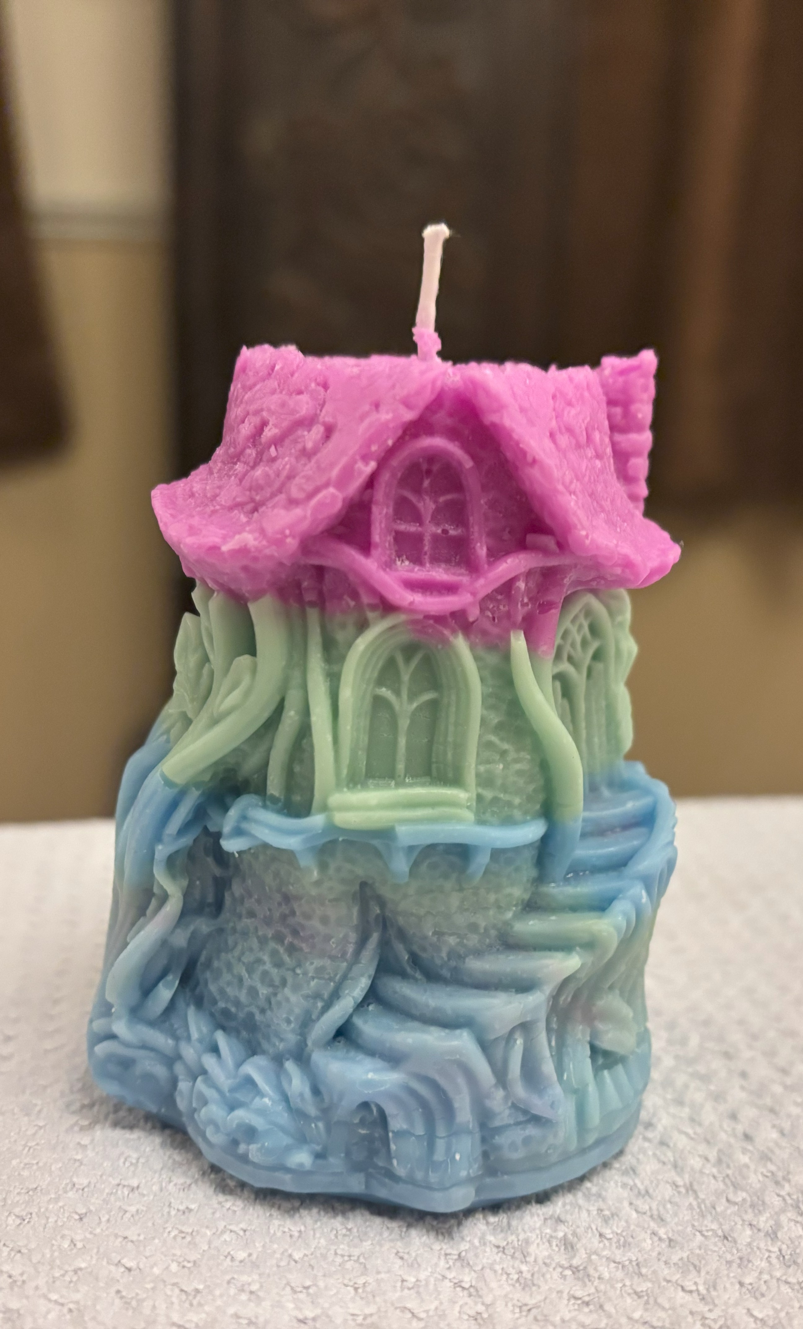 Unique Spooky House Scented Candle