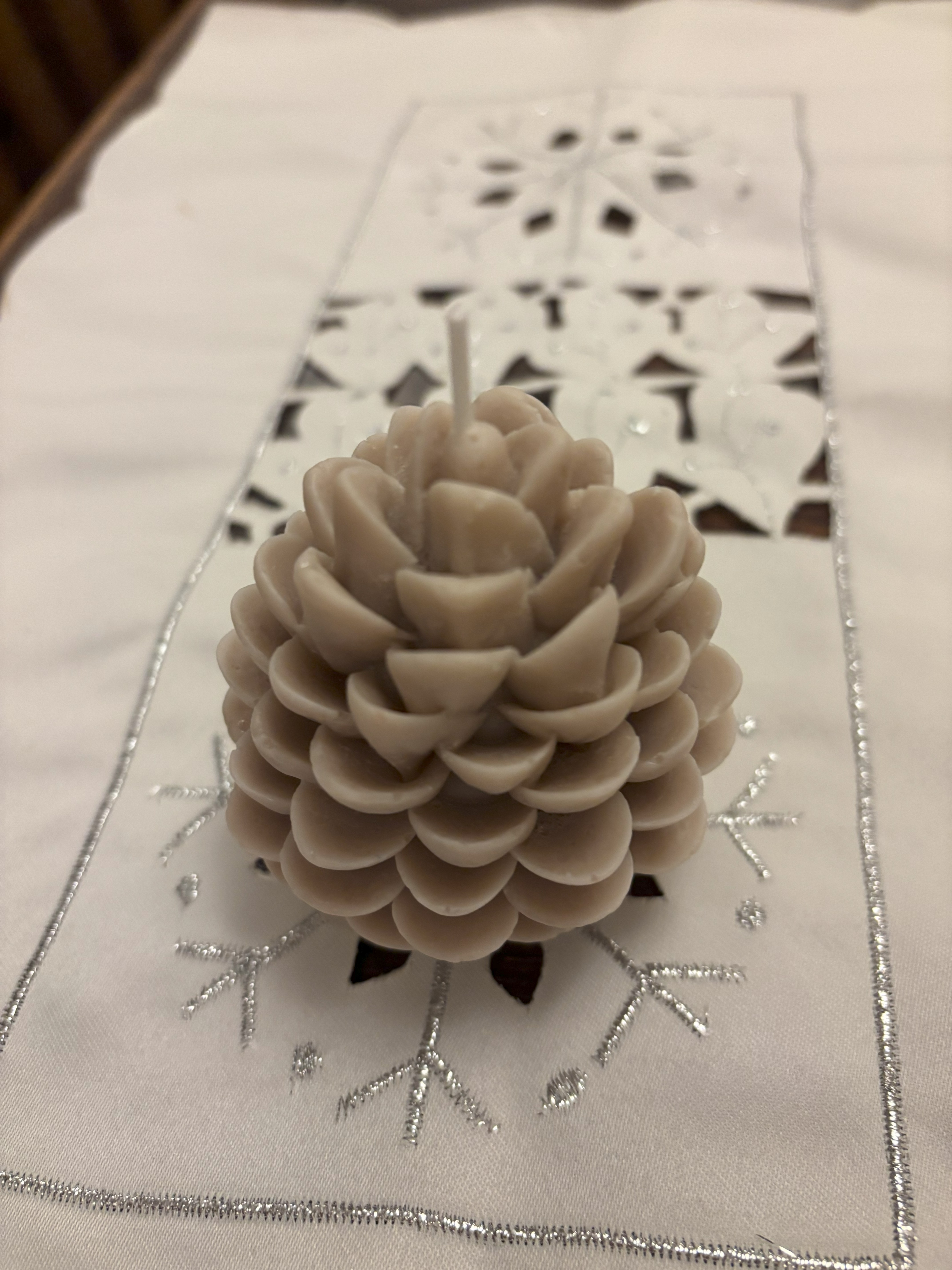 Pine Cone Shaped Candle