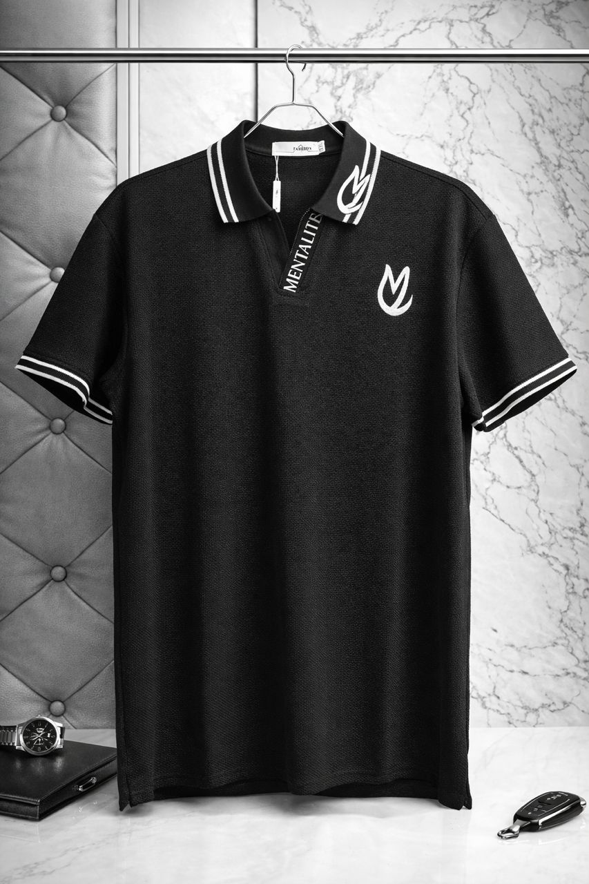 Polo noir Mentality