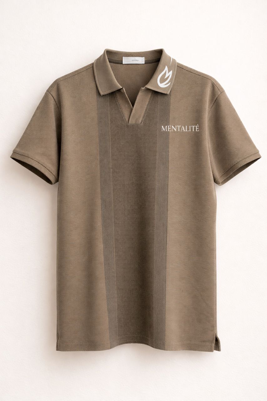 Polo Mentalité Marron