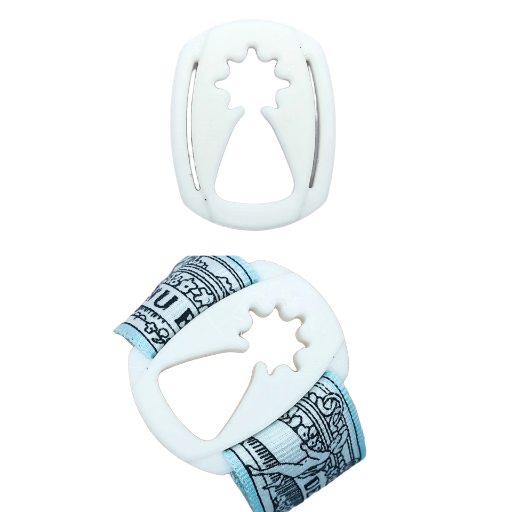 Adorno para pulsera blanco