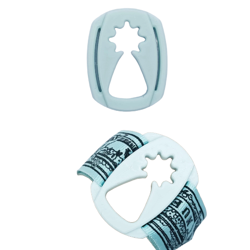 Adorno para pulsera azul claro