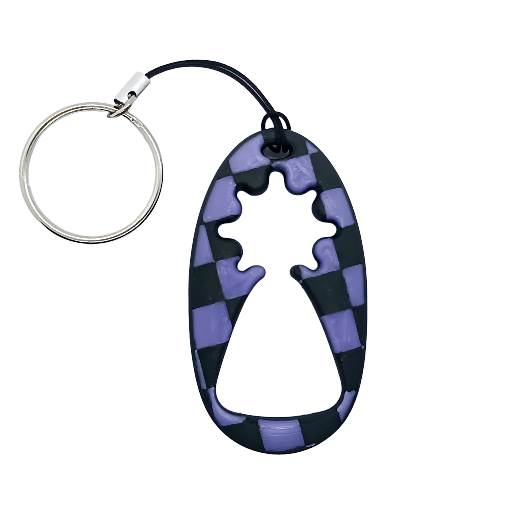 Llavero cachirulo morado