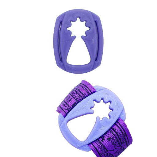 Adorno para pulsera morado