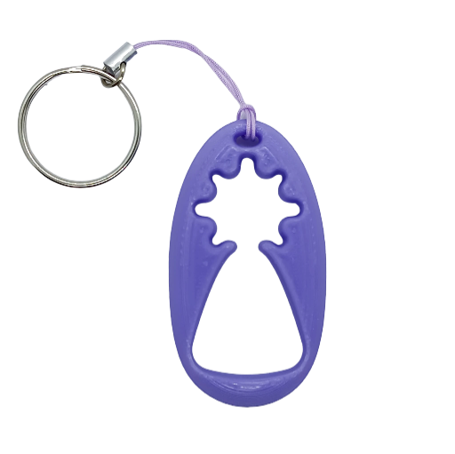 Llavero morado