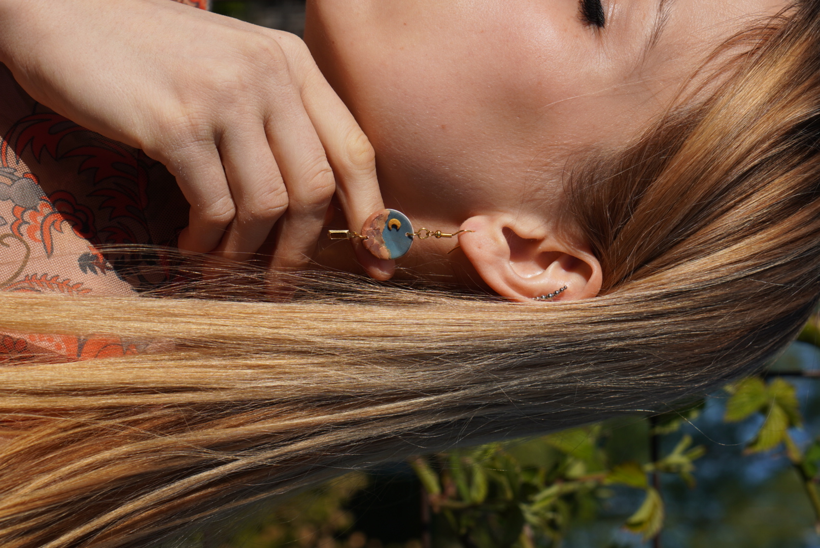 "Early Evening Canyon" Ohrringe