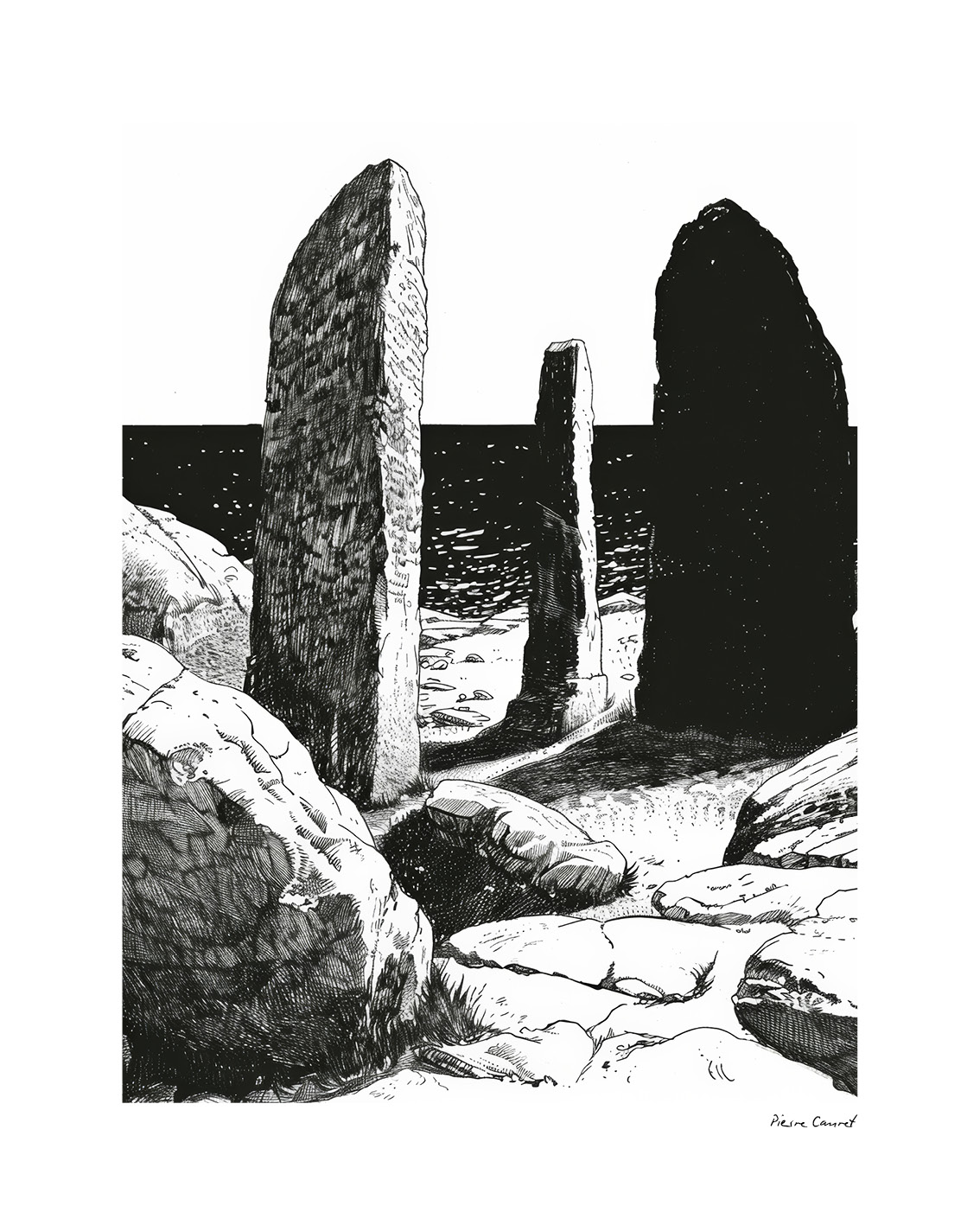 Facing the Ocean, Standing Stones