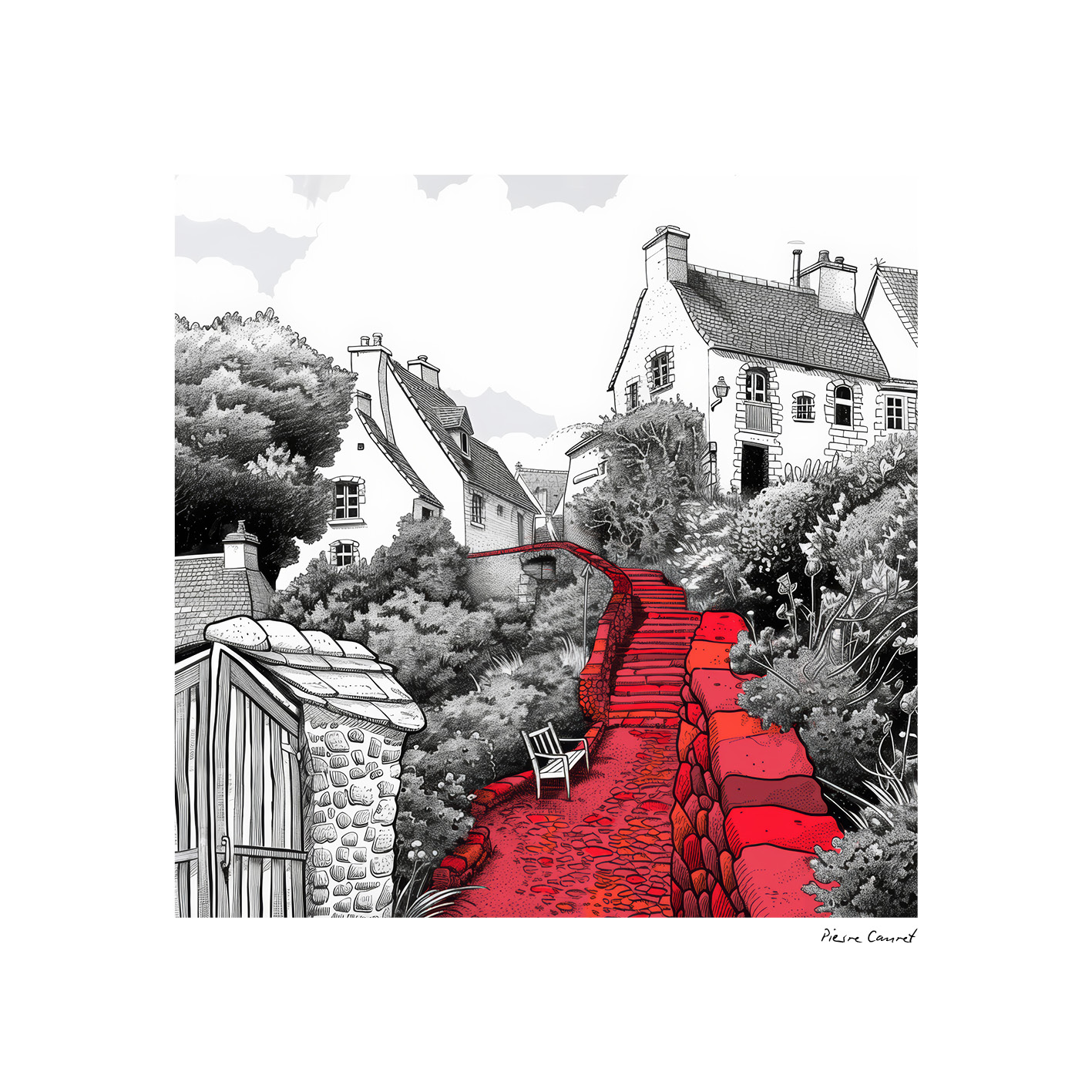 Red Steps of the Village