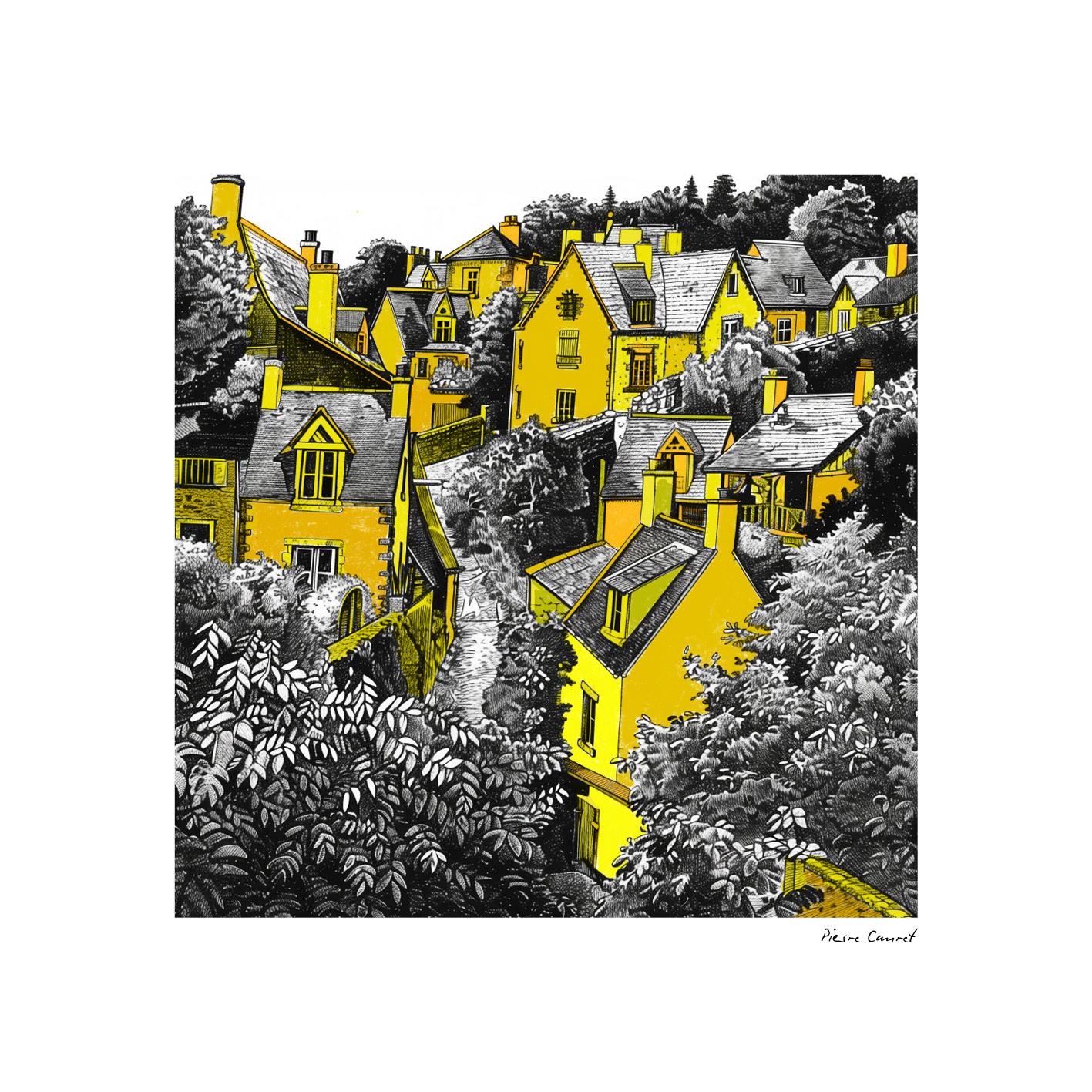 Maisons Jaunes à Pont-Aven