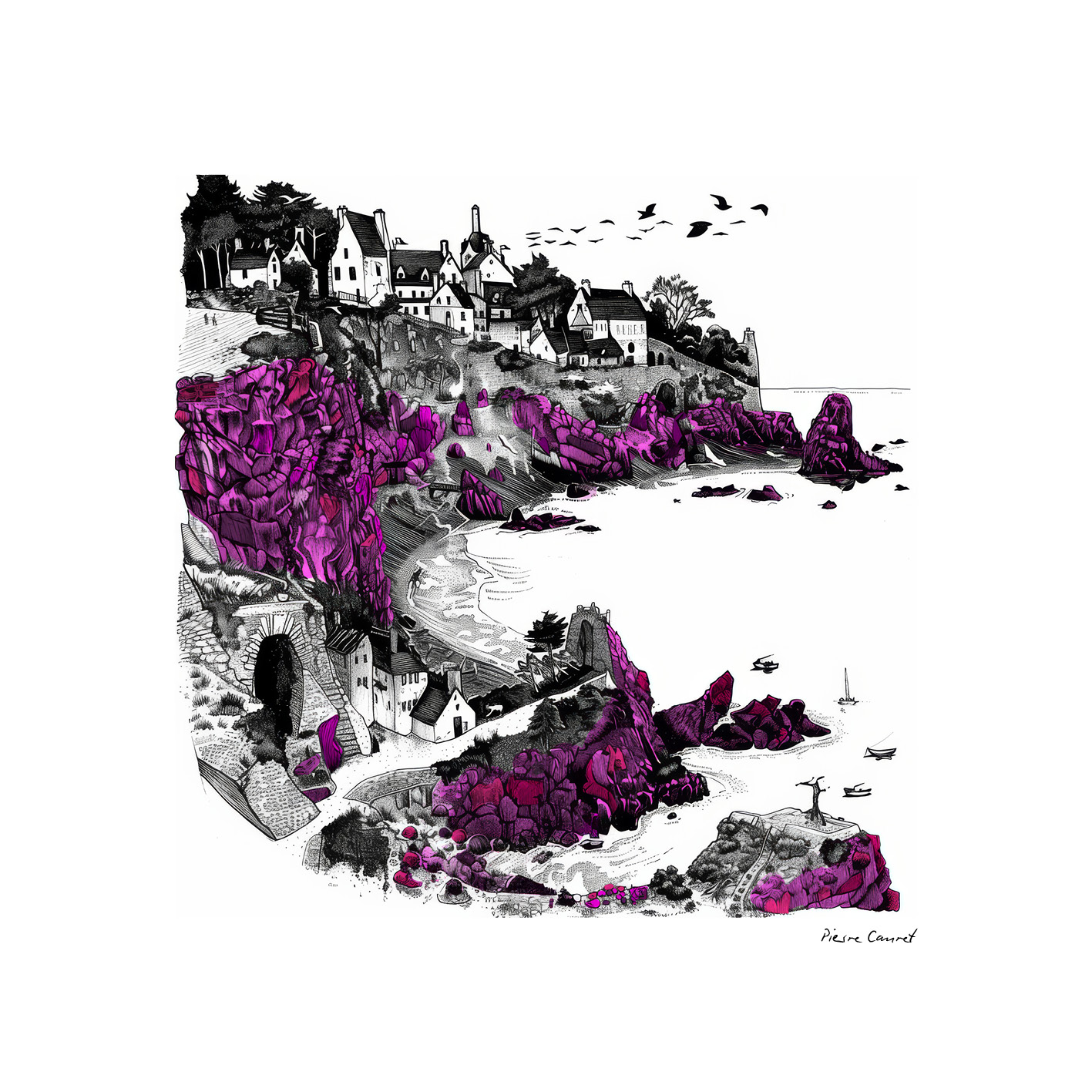 The Magenta Coastline