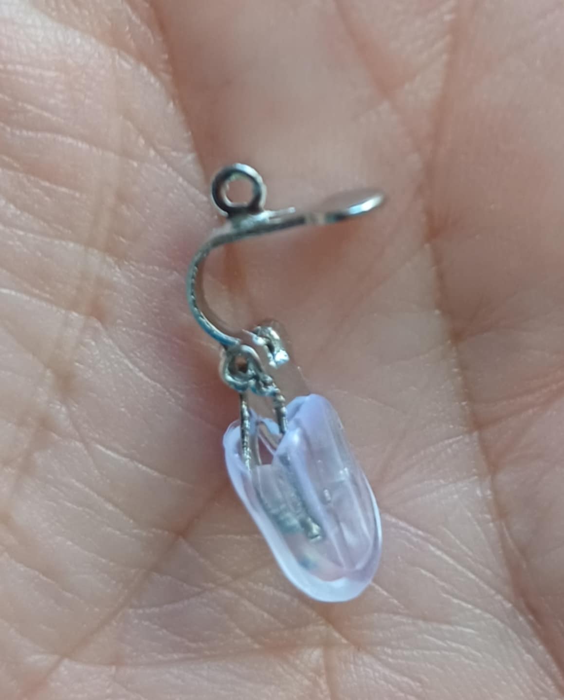 Clips argentés simples