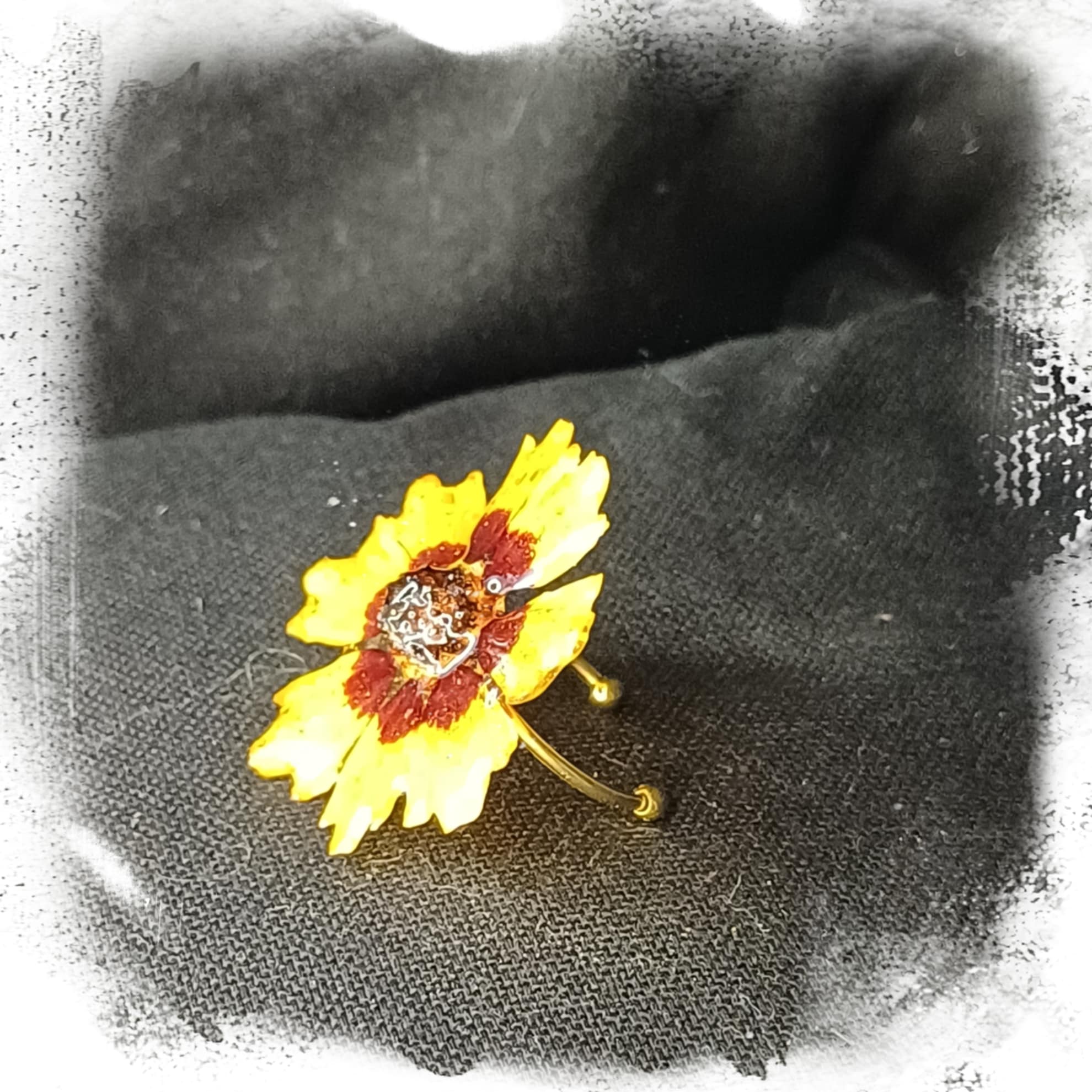 Bague fleur de Coréopsis