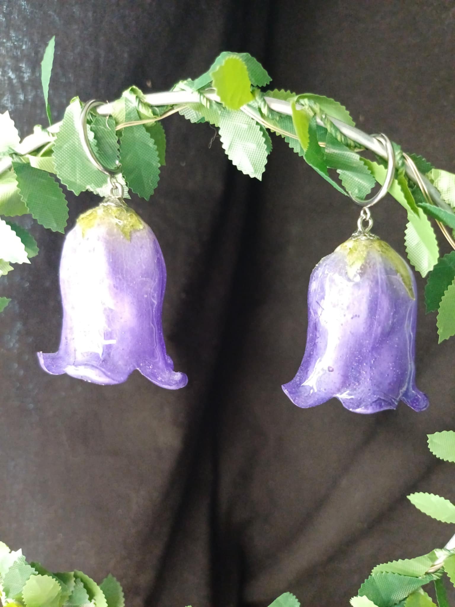 Boucles Campanules mauves
