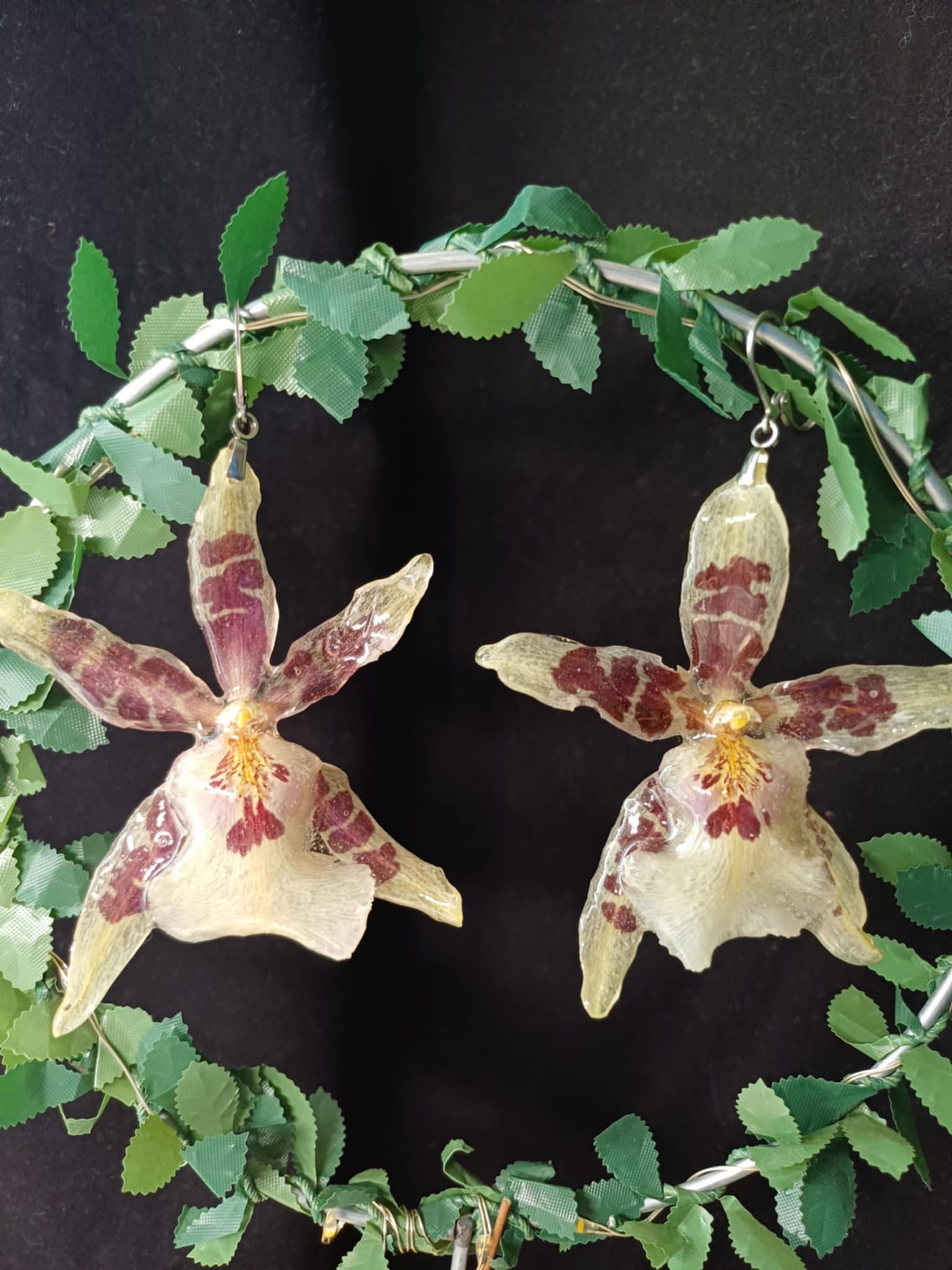 Boucles d'oreilles Orchidées Aliceara