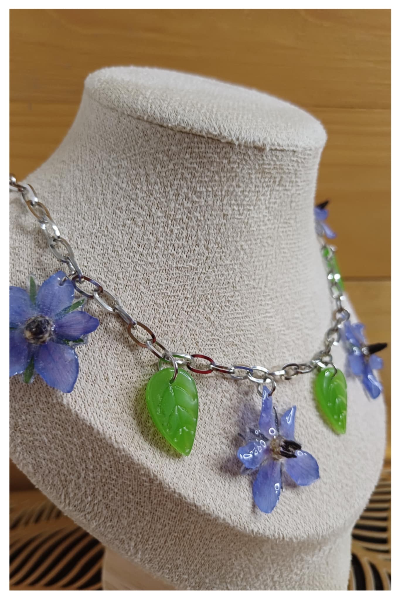 Collier fleurs de Bourrache