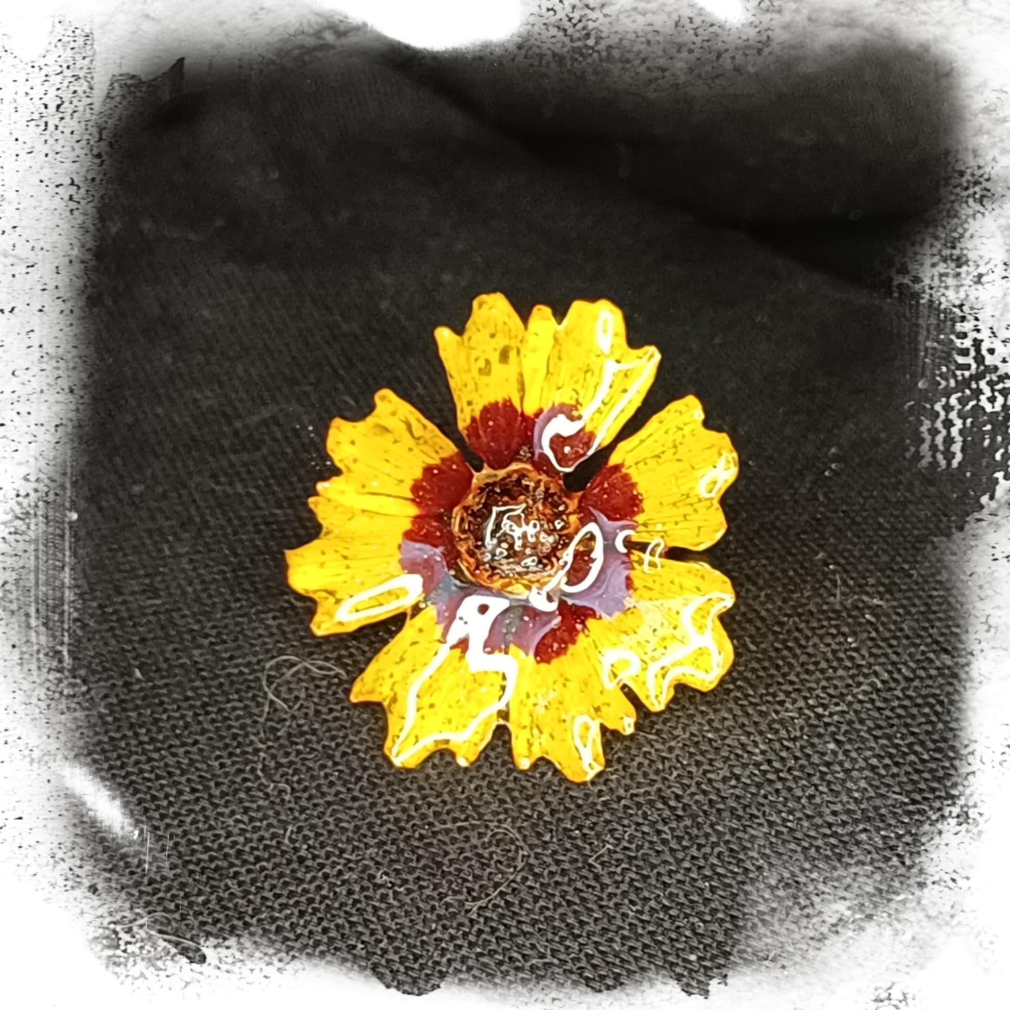 Bague fleur de Coréopsis