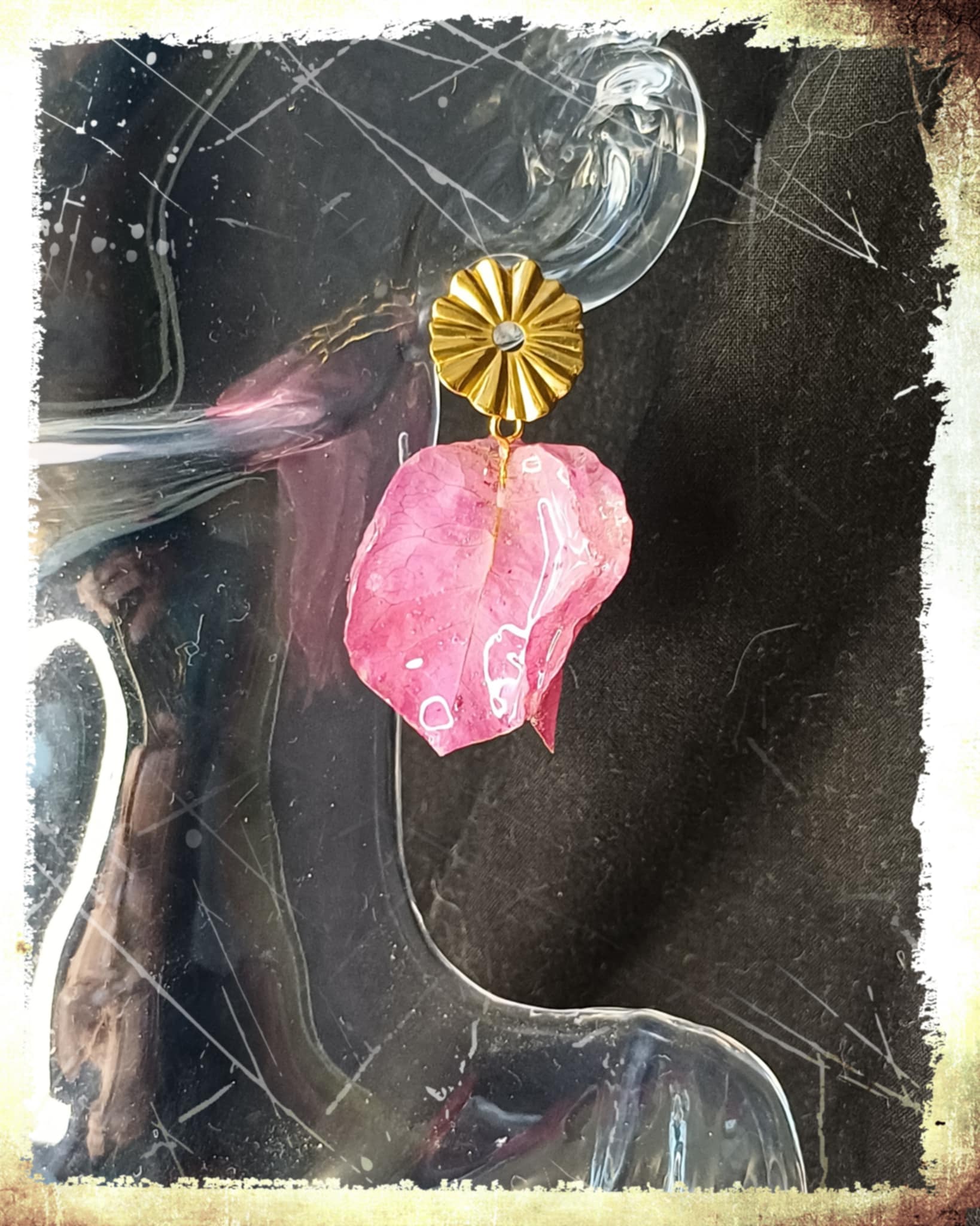 Boucles fleurs de Bougainvillier