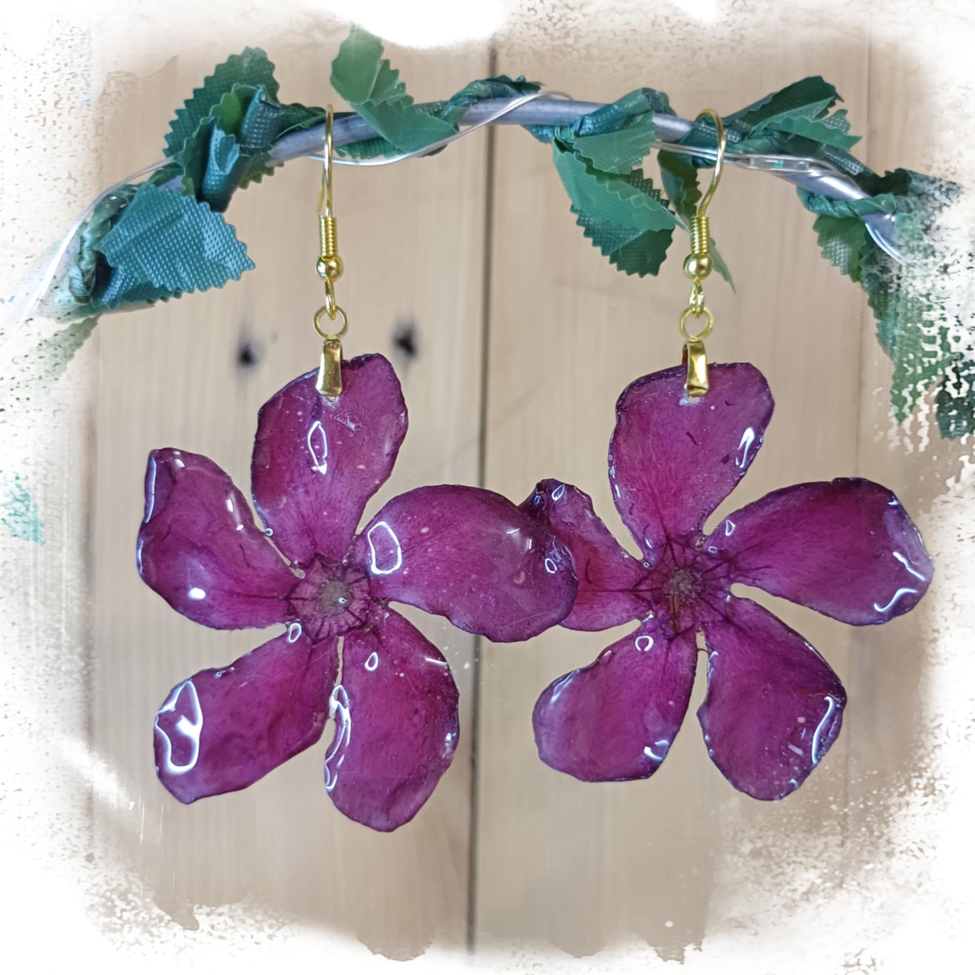 Boucles Laurier mauve
