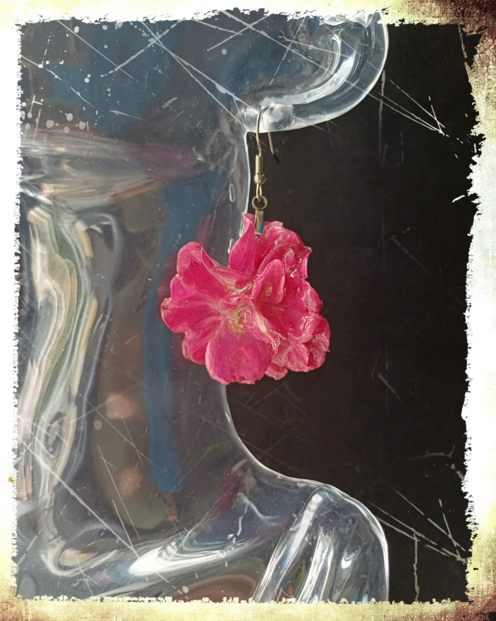 Boucles Roses fucshia