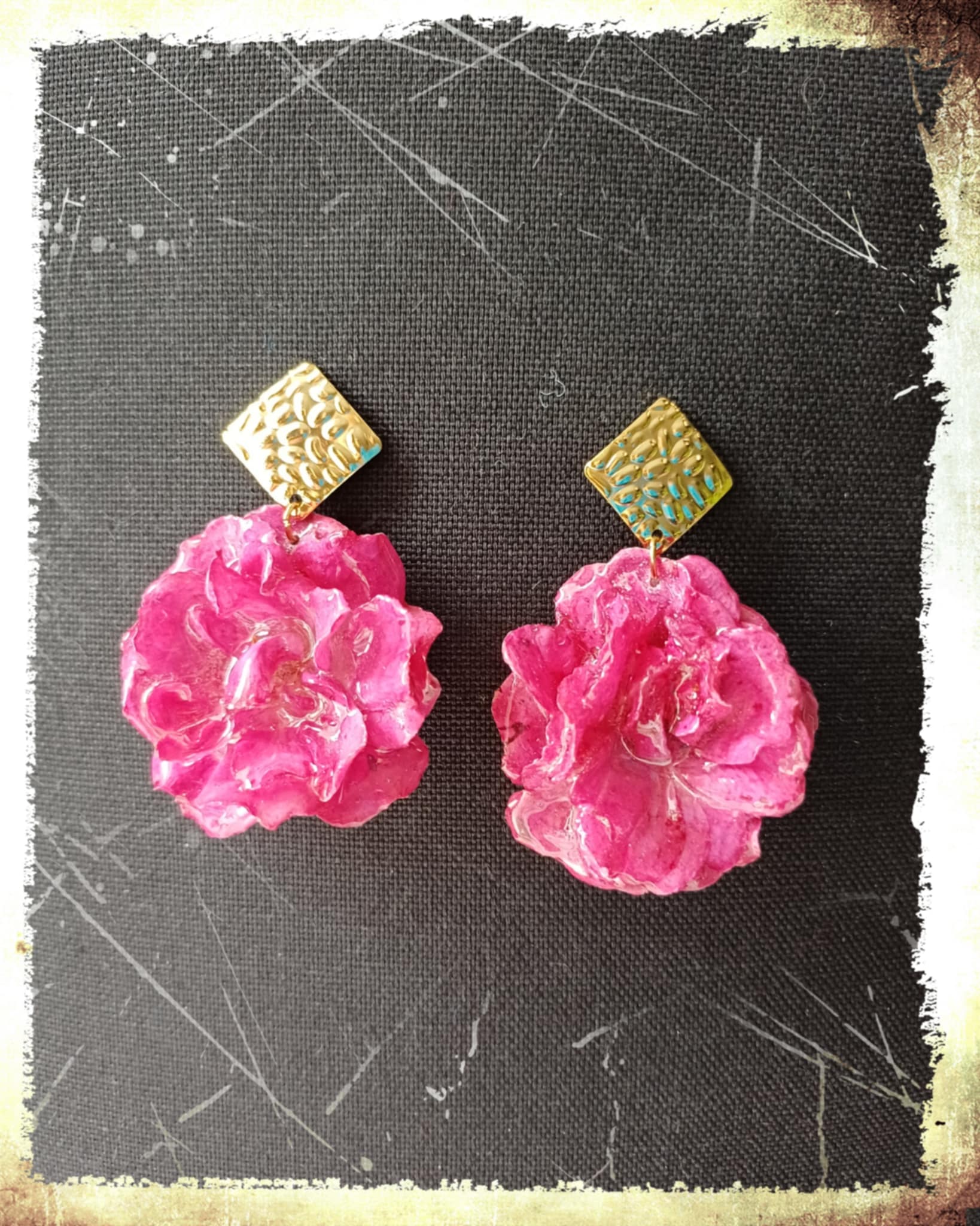 Boucles Roses fuchsia