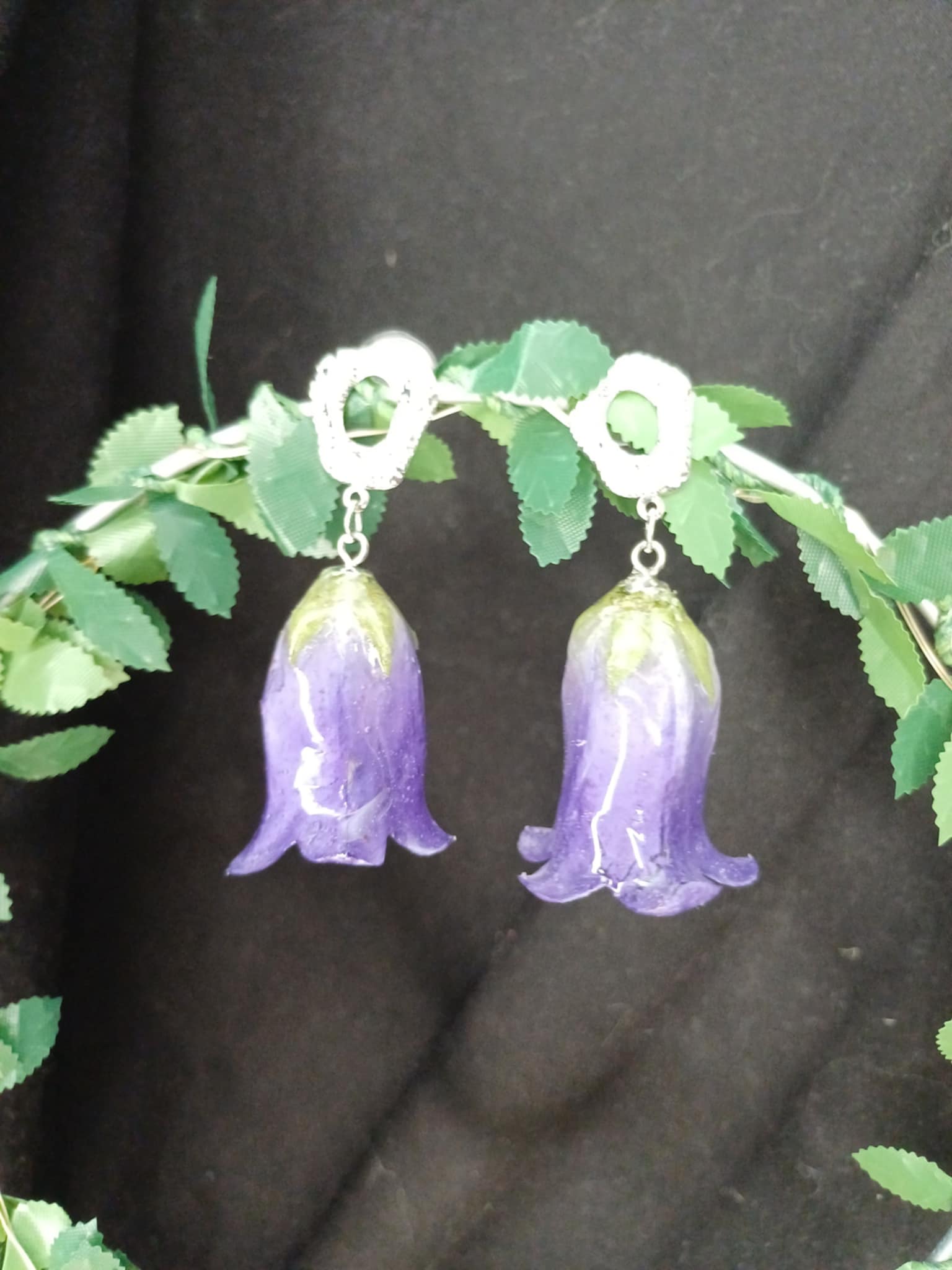 Boucles Campanules mauves