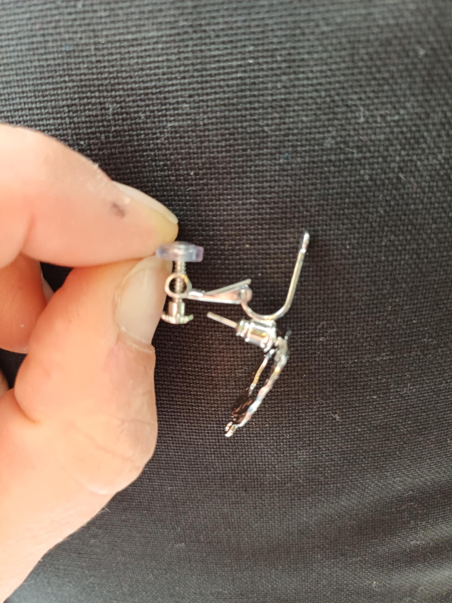 Clips adaptables argentés