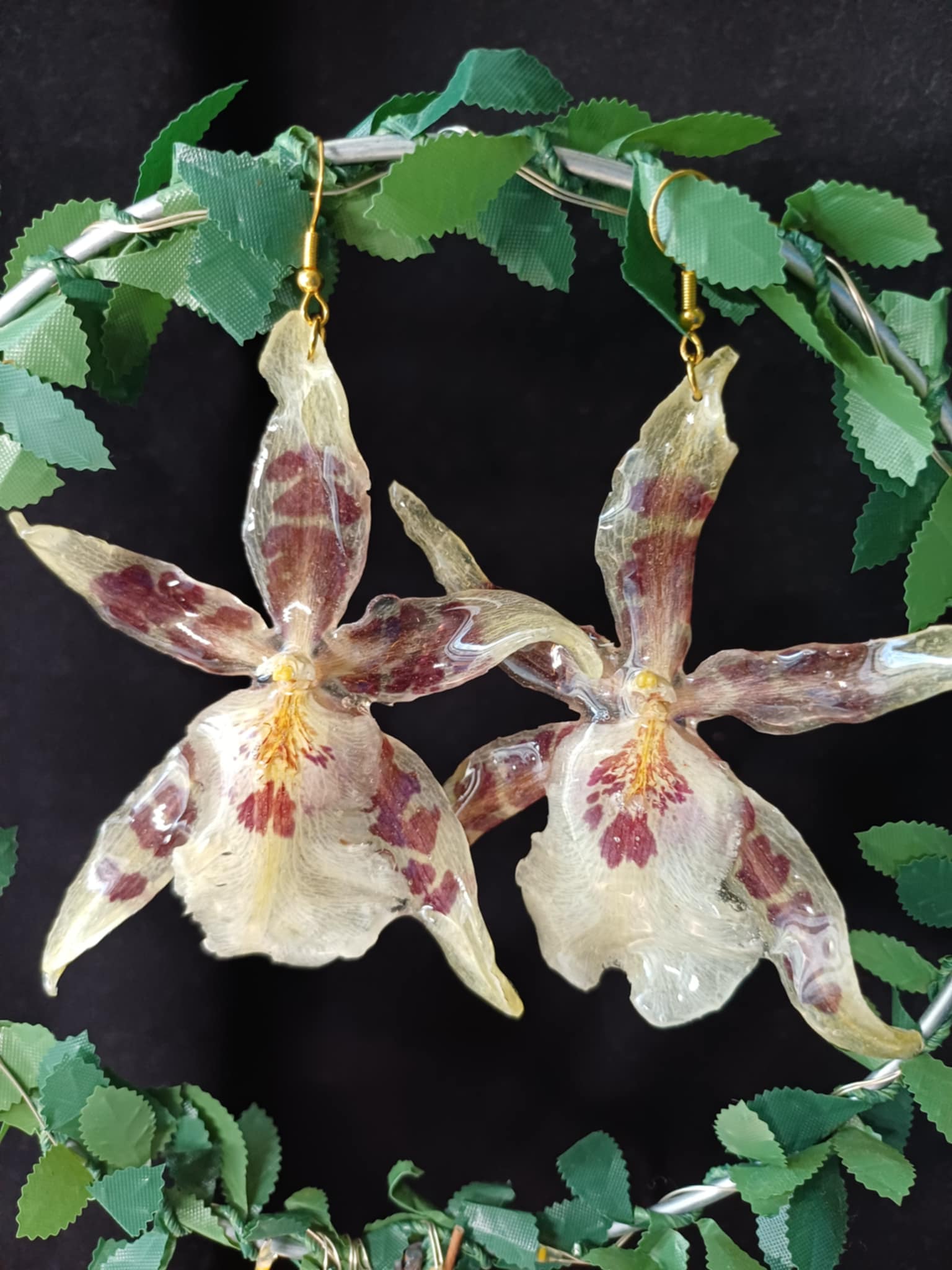 Boucles d'oreilles Orchidées Aliceara