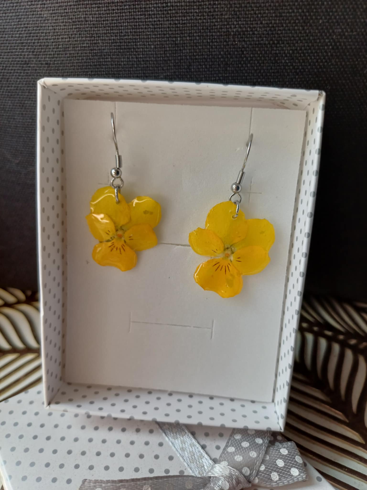 Boucles Pensées jaunes