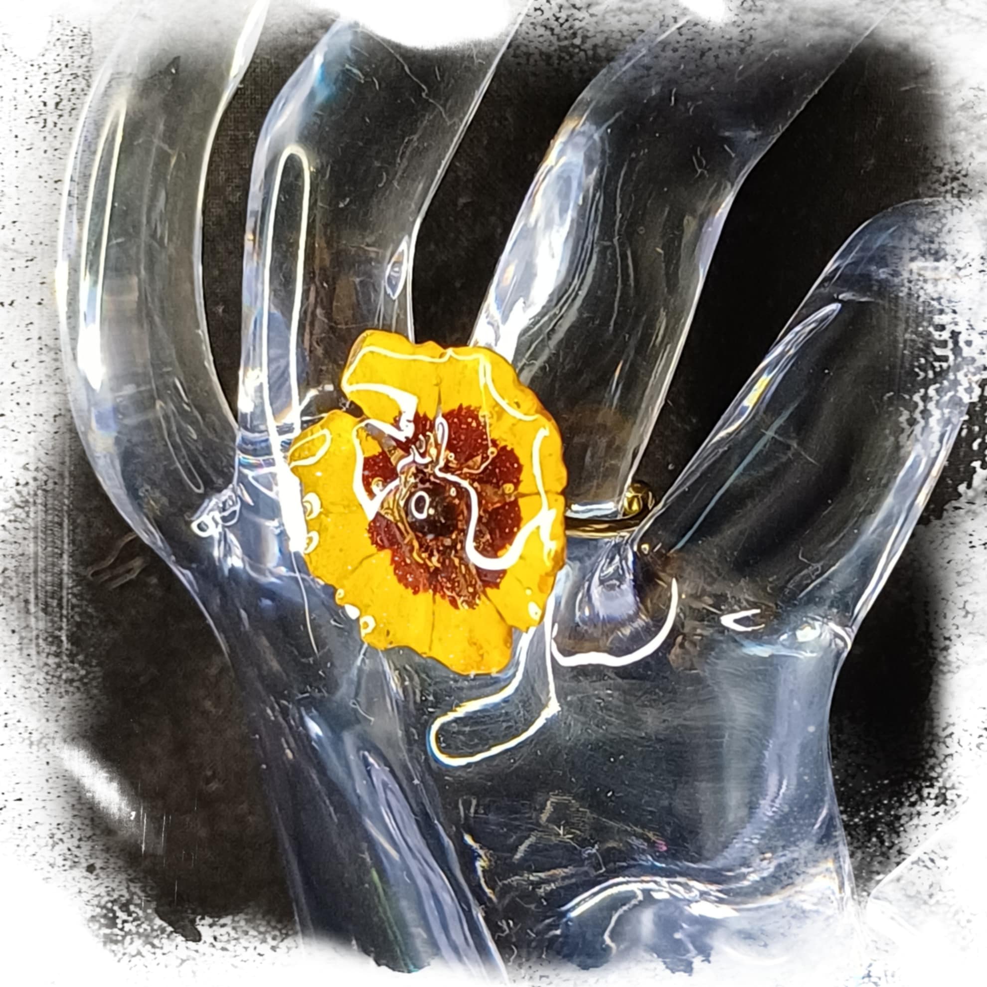 Bague fleur de Coréopsis