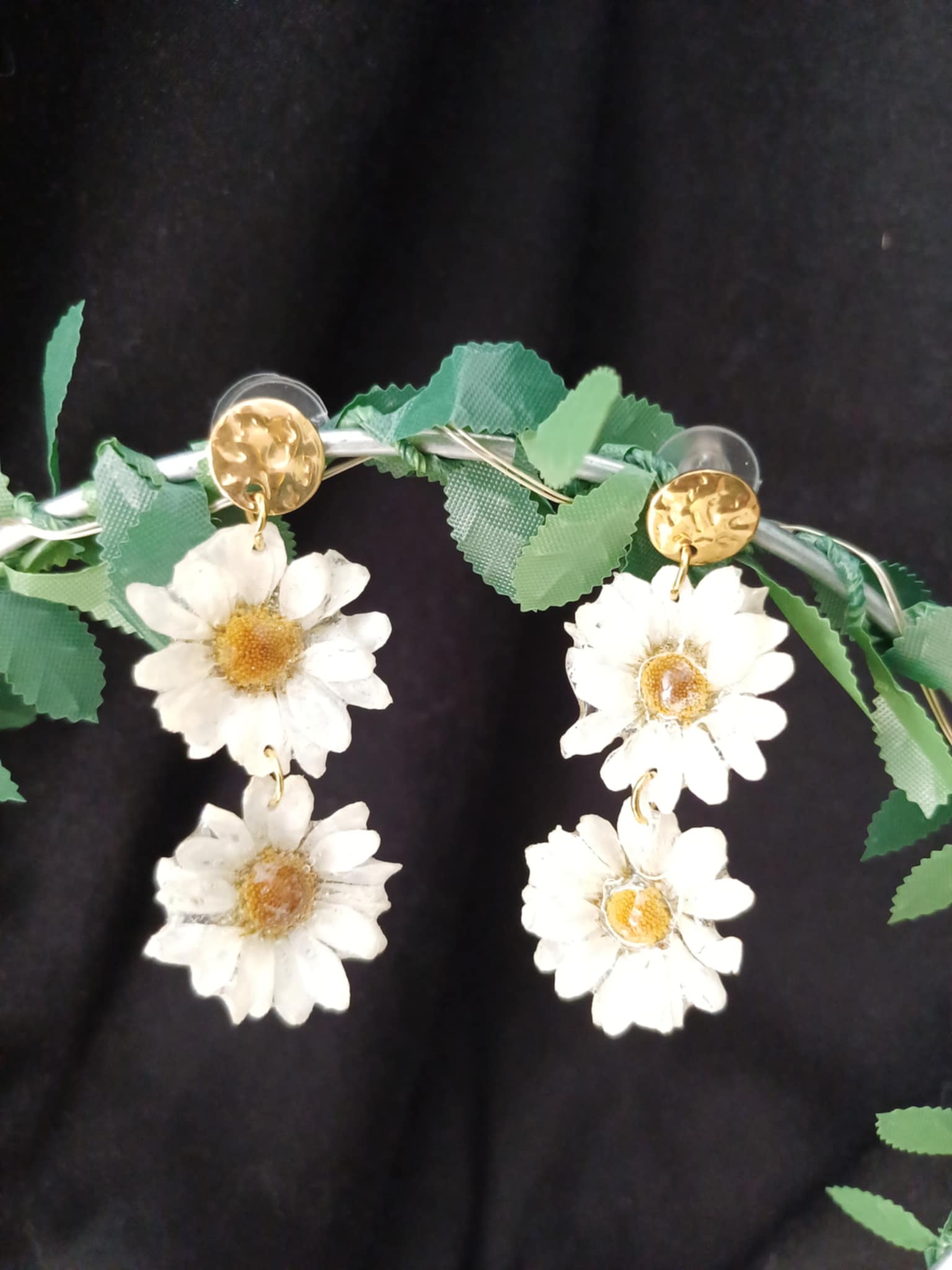 Boucles fleurs de Santini