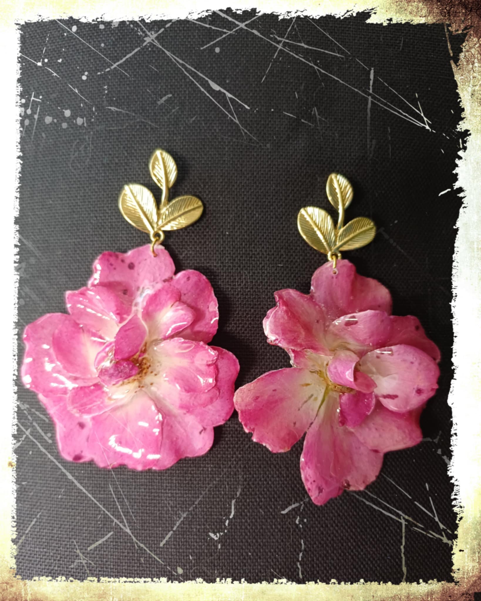 Boucles d'oreilles Roses 