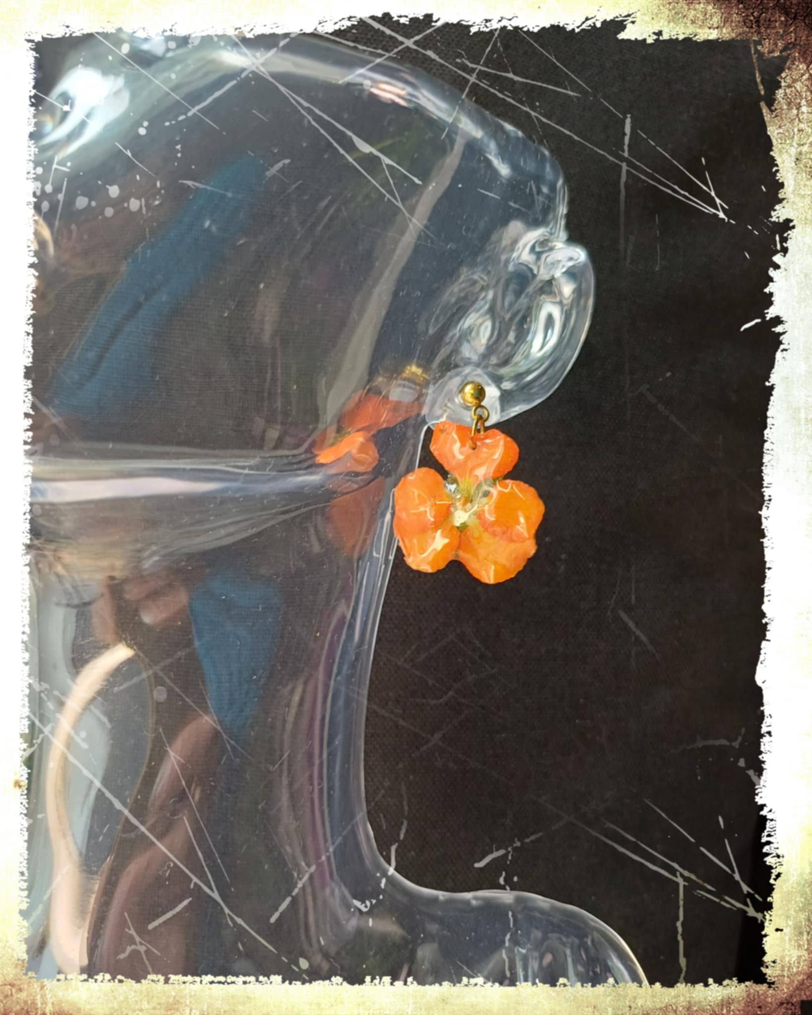 Boucles Pensées orange