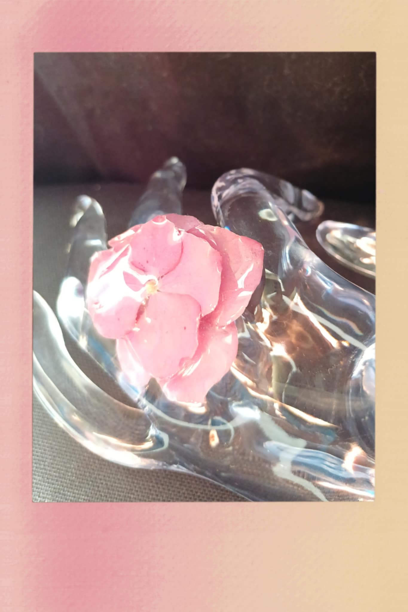 Bague Hortensia mauve