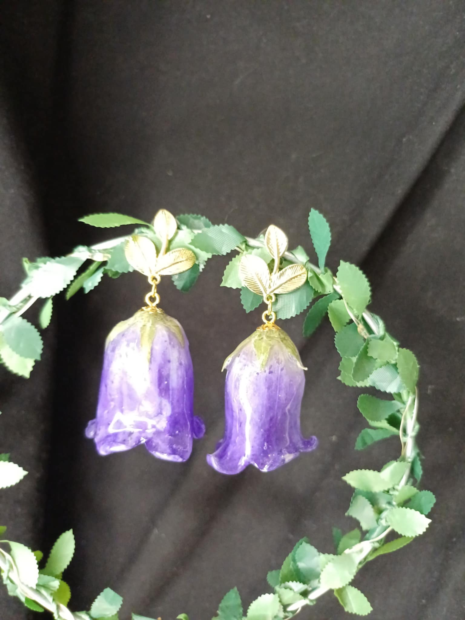 Boucles Campanules mauves
