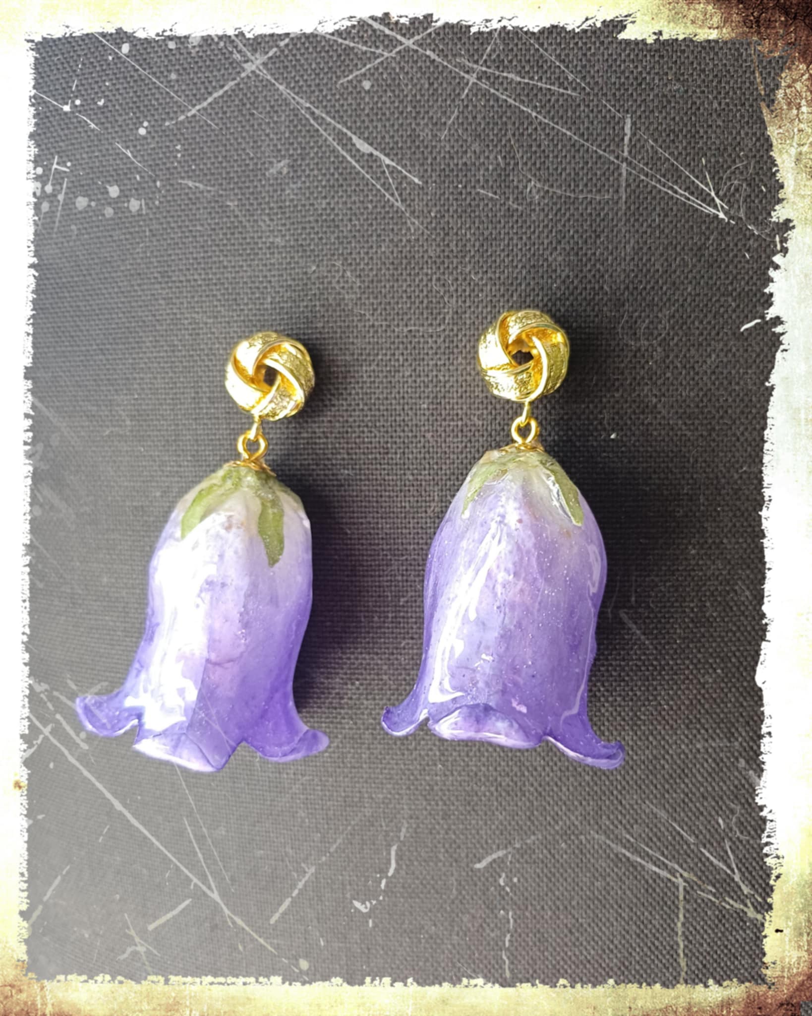 Boucles Campanules mauves