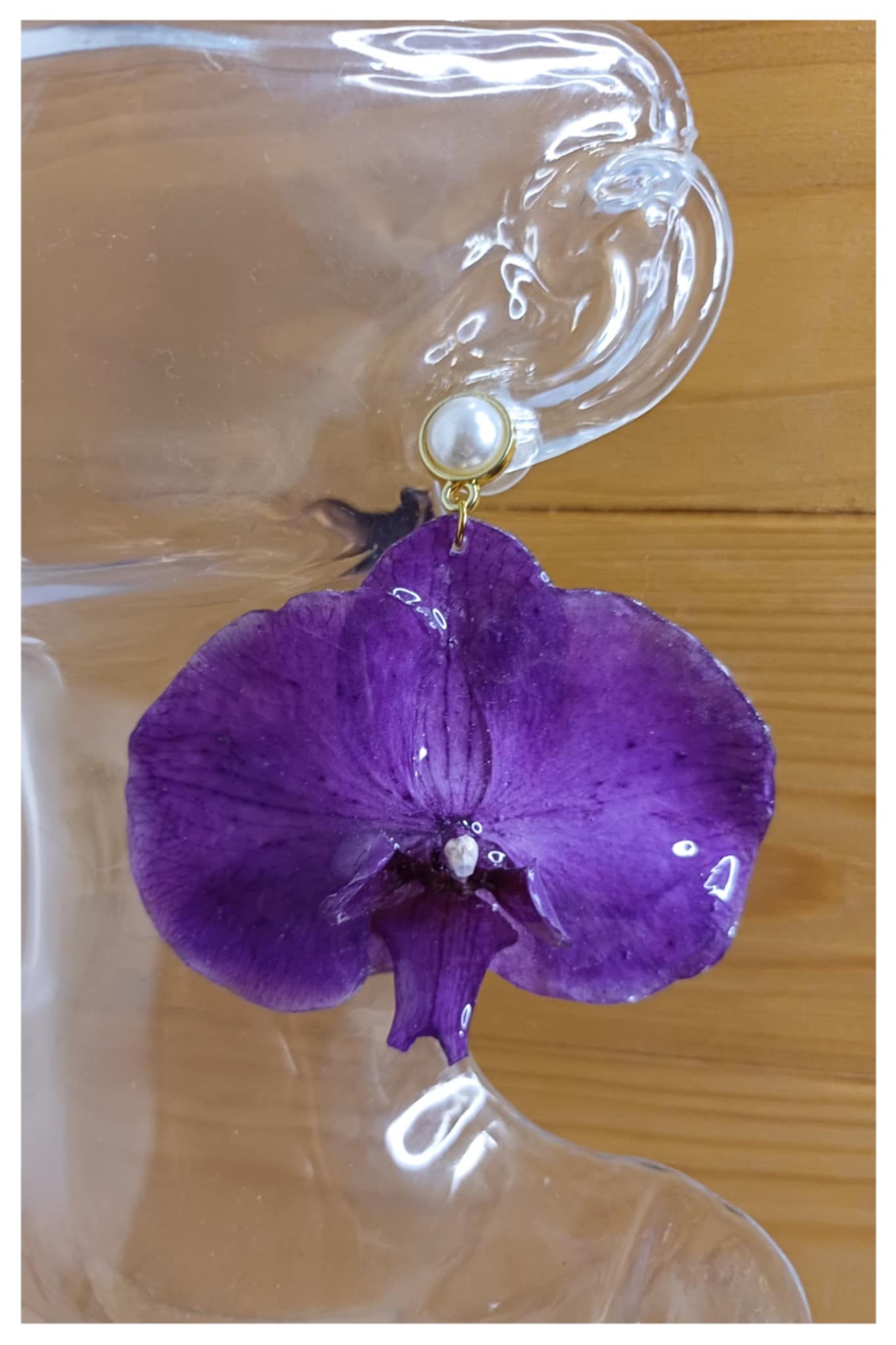 Boucles orchidées mauves
