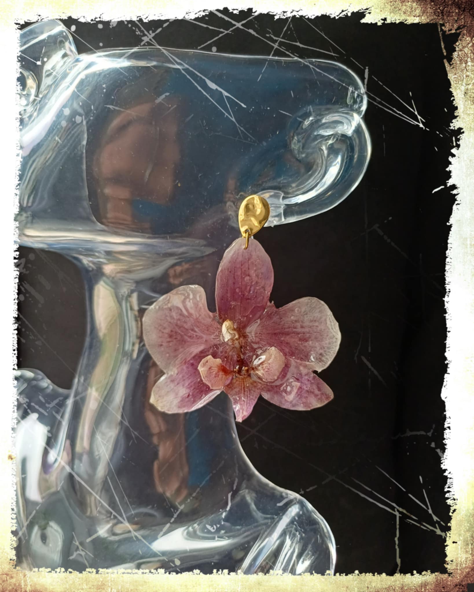 Boucles Orchidées mauves