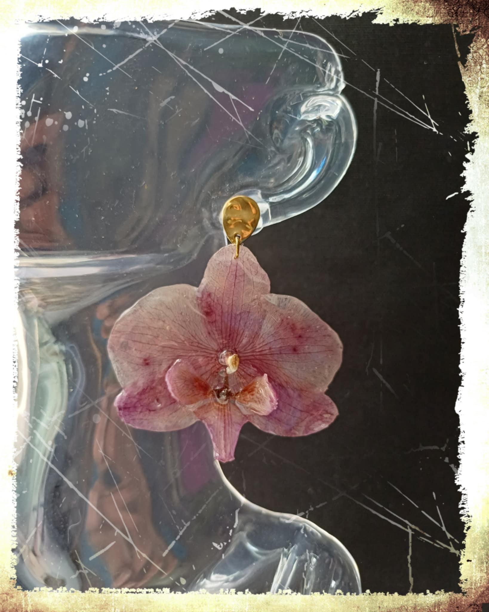 Boucles Orchidées mauves