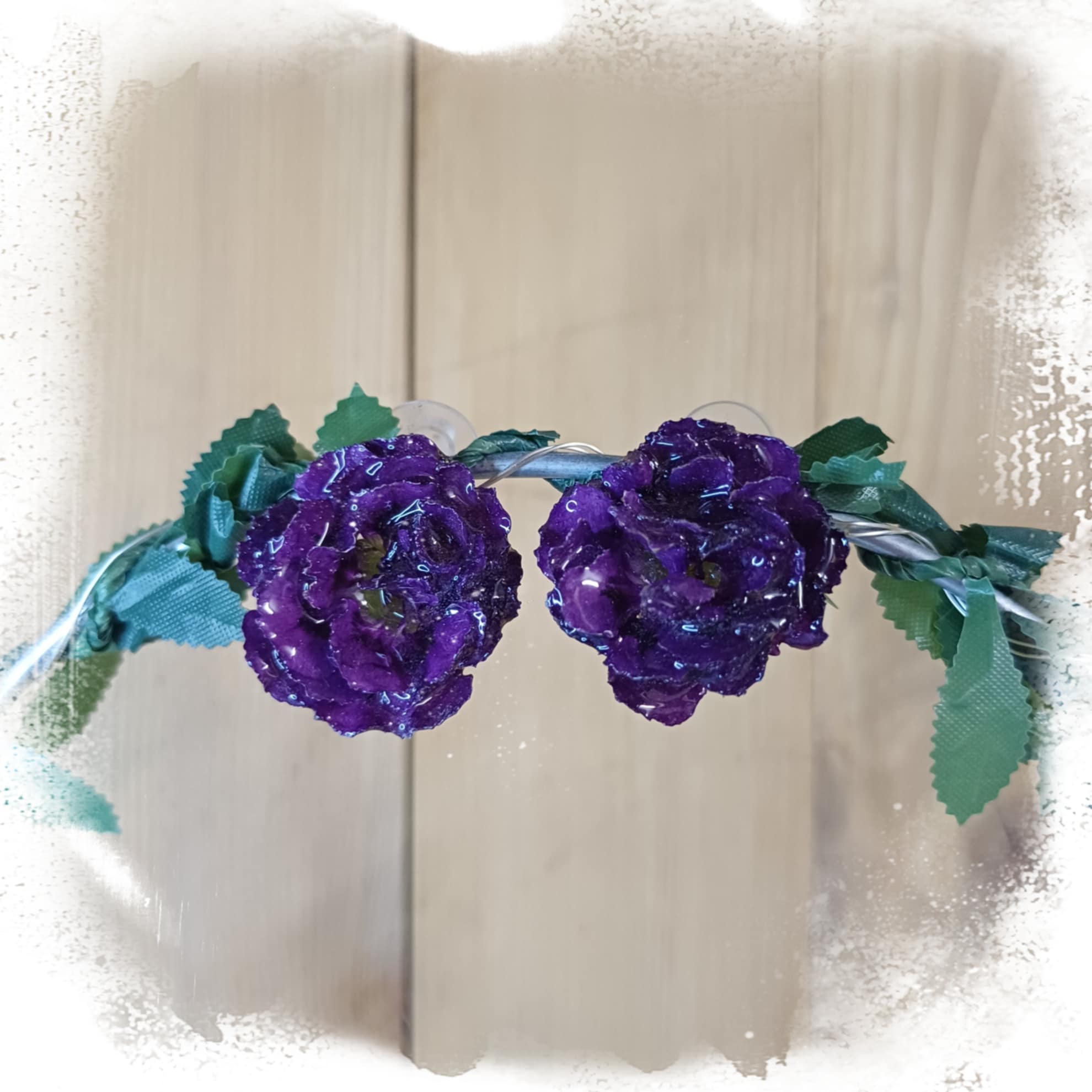 Boucles Oeillets mauves