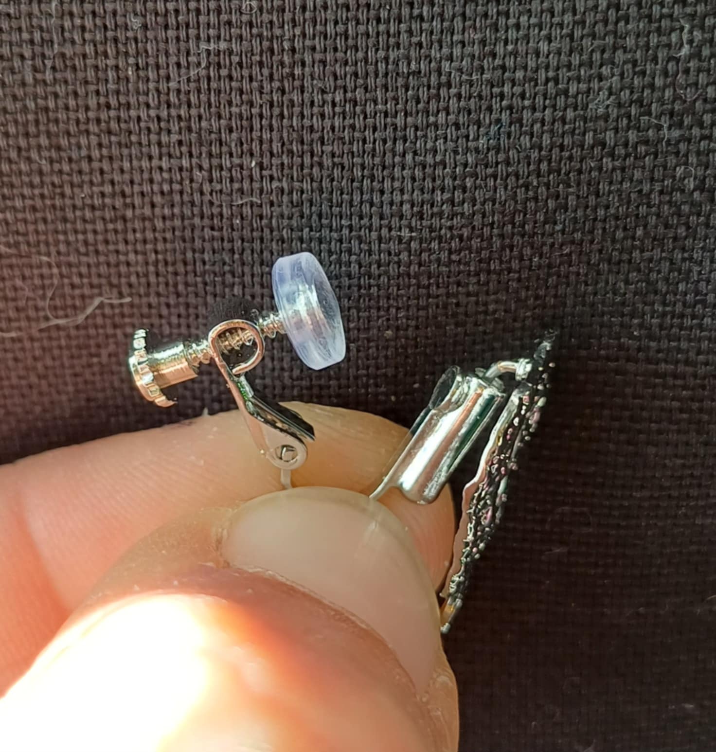 Clips adaptables argentés