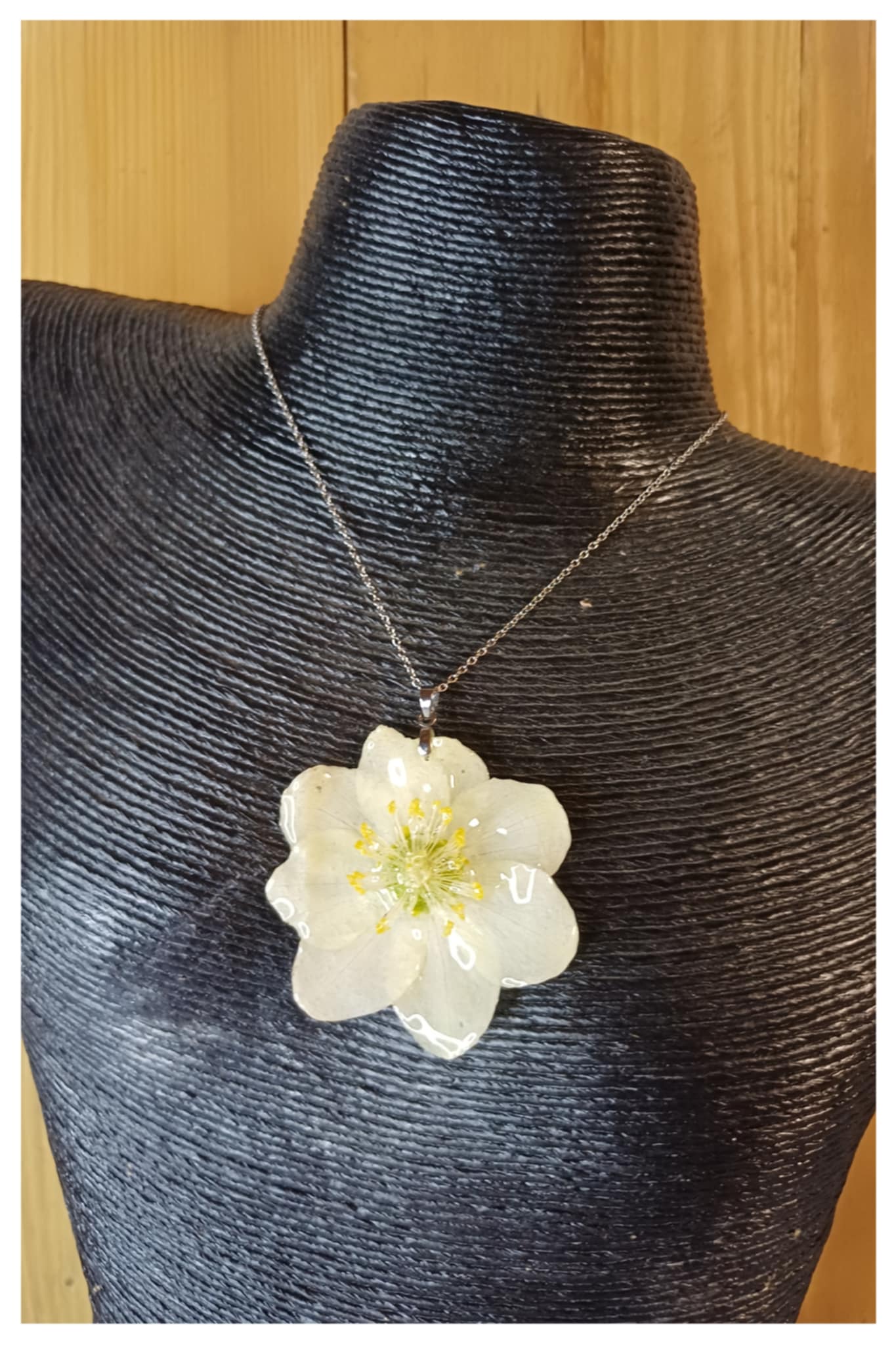 Collier Hellébore blanche