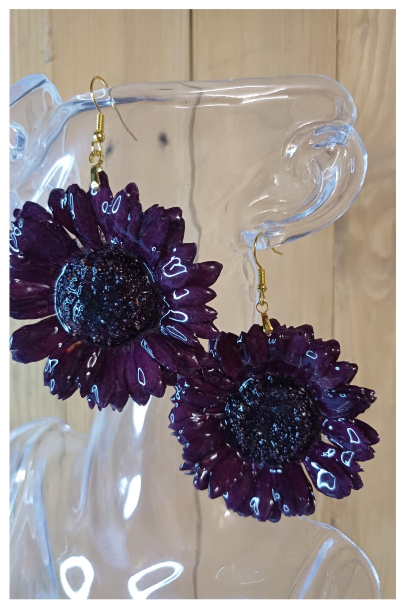 Boucles Gerbera pourpre