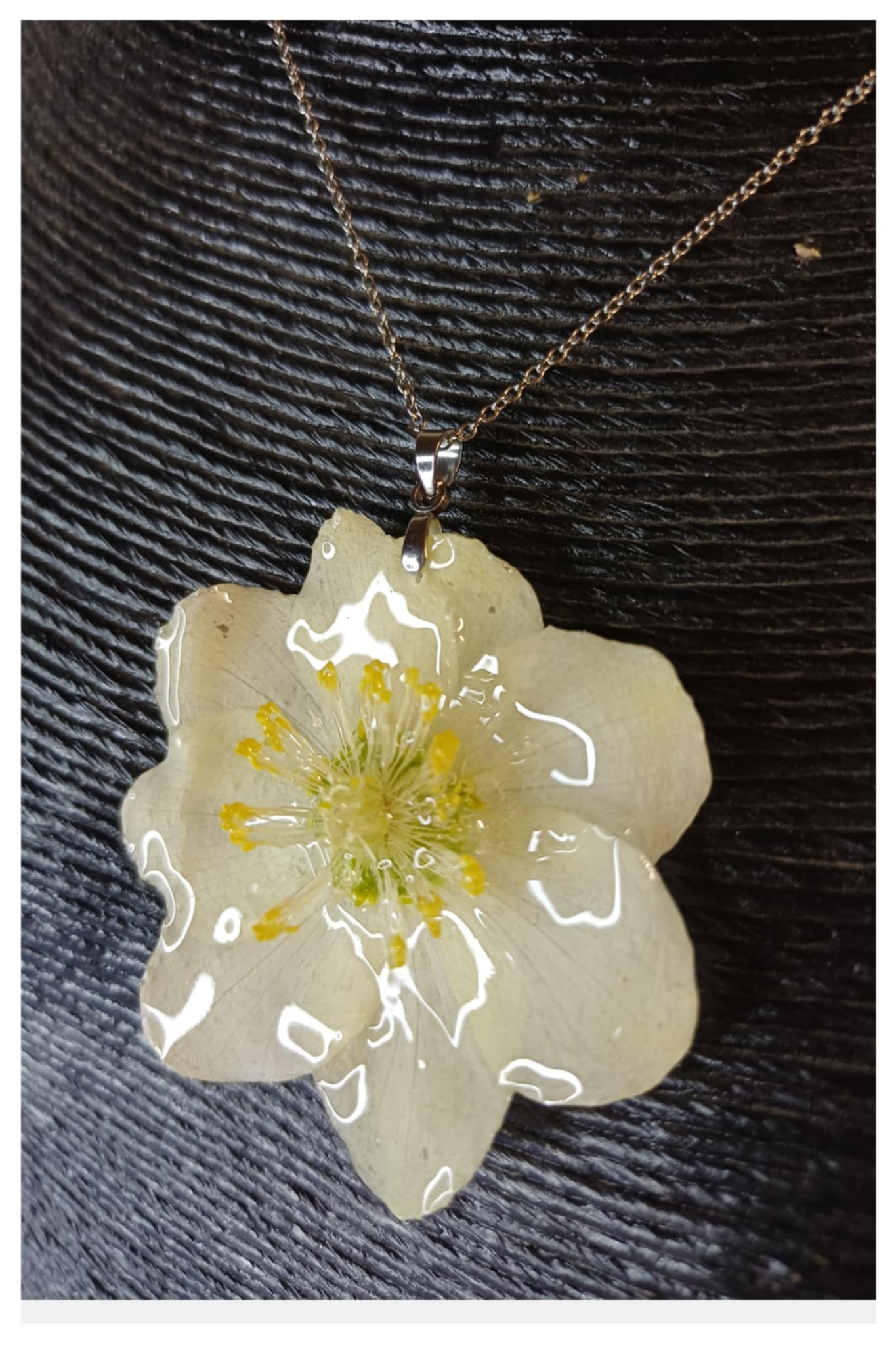 Collier Hellébore blanche