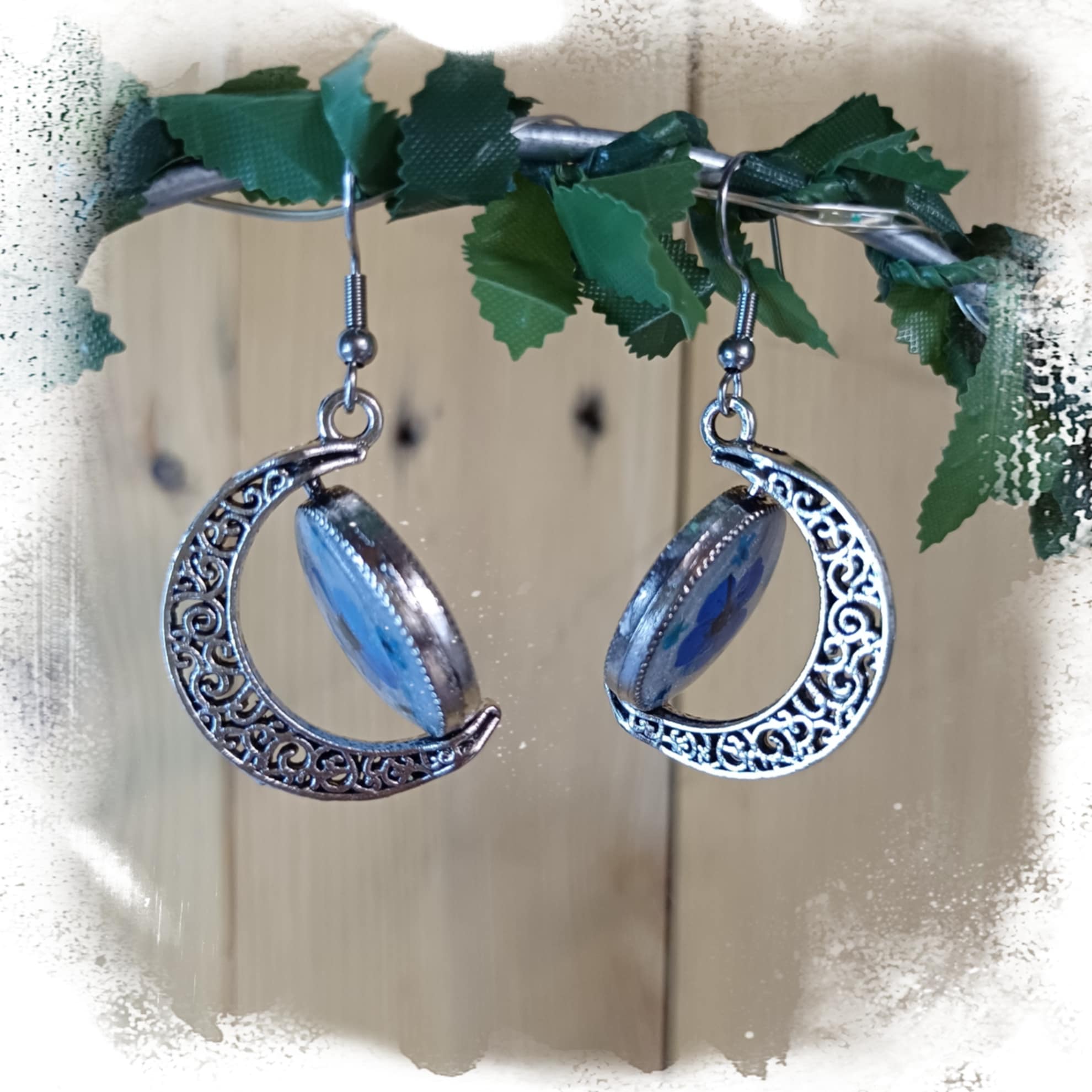 Boucles Astrid bleues