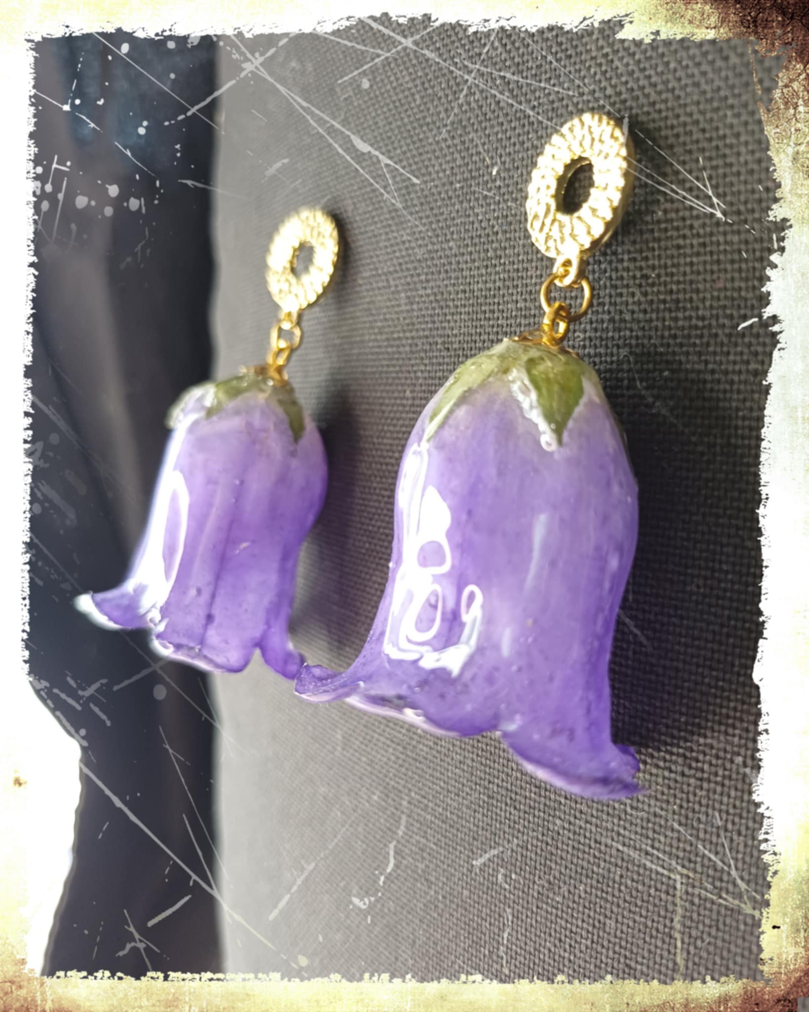Boucles Campanules mauves