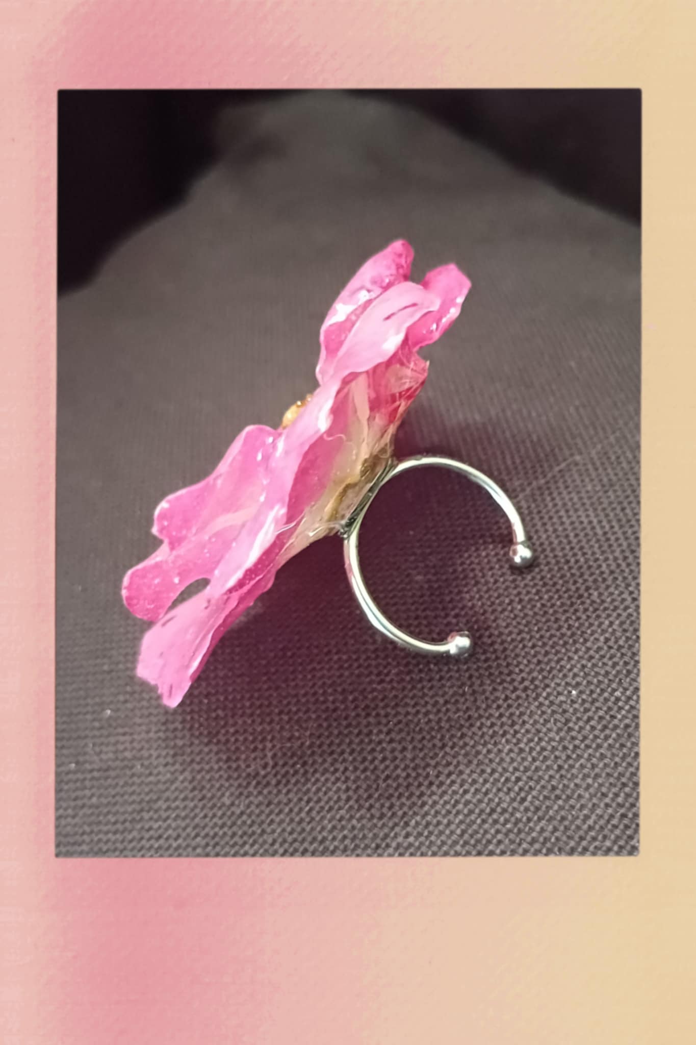 Bague rose d'églantier
