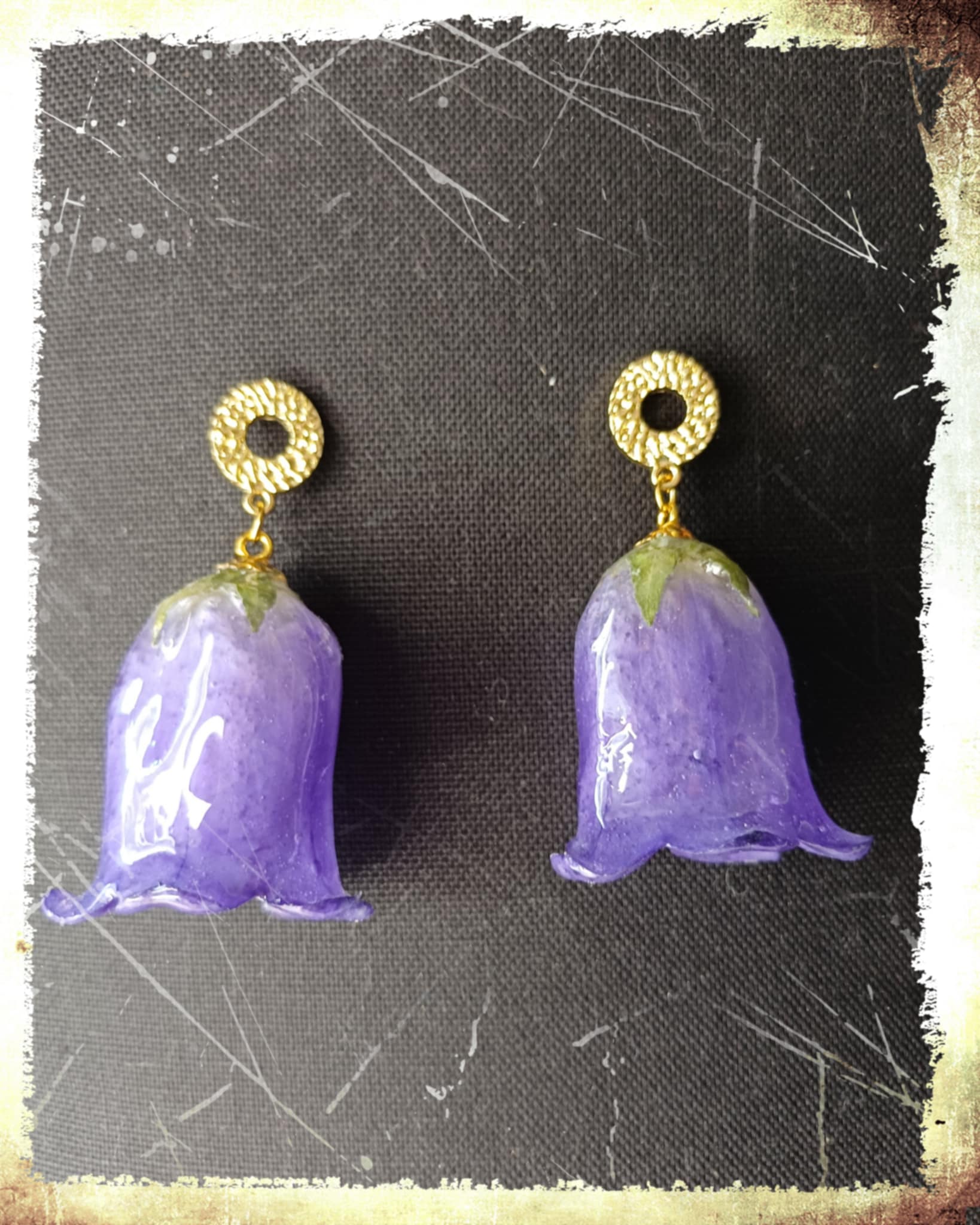 Boucles Campanules mauves